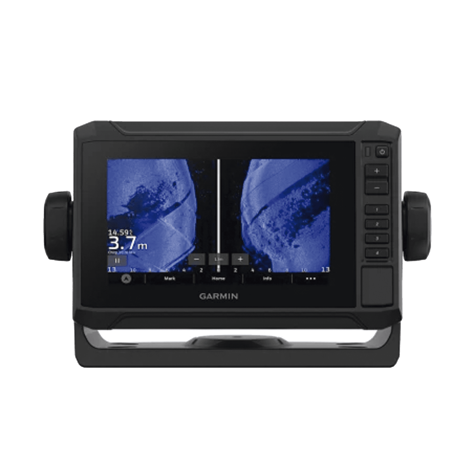 ECHOMAP UHD2 62SV con mapa base precargado,  puerto de conexión NMEA 2000, sonda SIDEVÜ, CLEARVÜ Y CHIRP tradicional. No incluye transdcutor 10-02679-00 - GARMIN