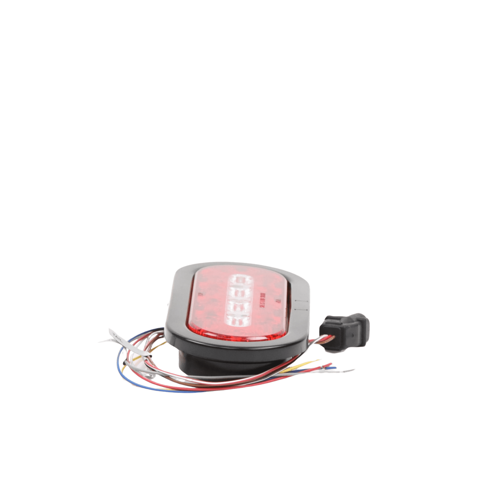 Plafón Ovalado de 7.5″ Para Camiones de Transporte, 18 LED Ultra Brillantes, Color Rojo/Claro/Ambar ED3060AW - ECCO