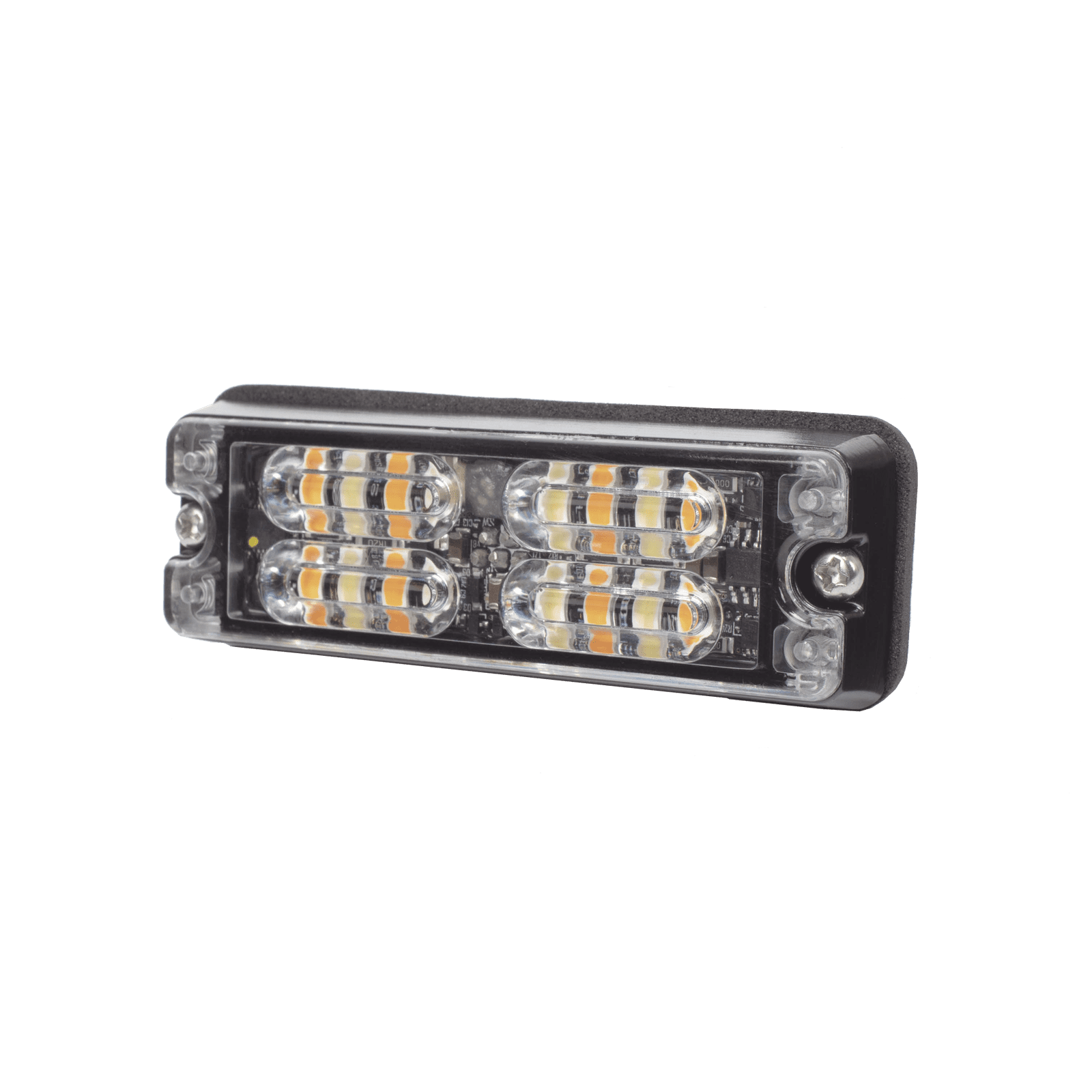 Luz Perimetral, 12 LED Ultra Brillantes, Color Rojo / Claro ED3511RW - ECCO