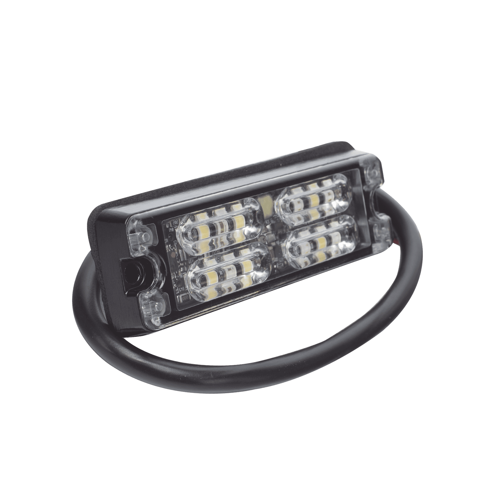 Luz Perimetral, 12 LED Ultra Brillantes, Color Rojo / Claro ED3511RW - ECCO