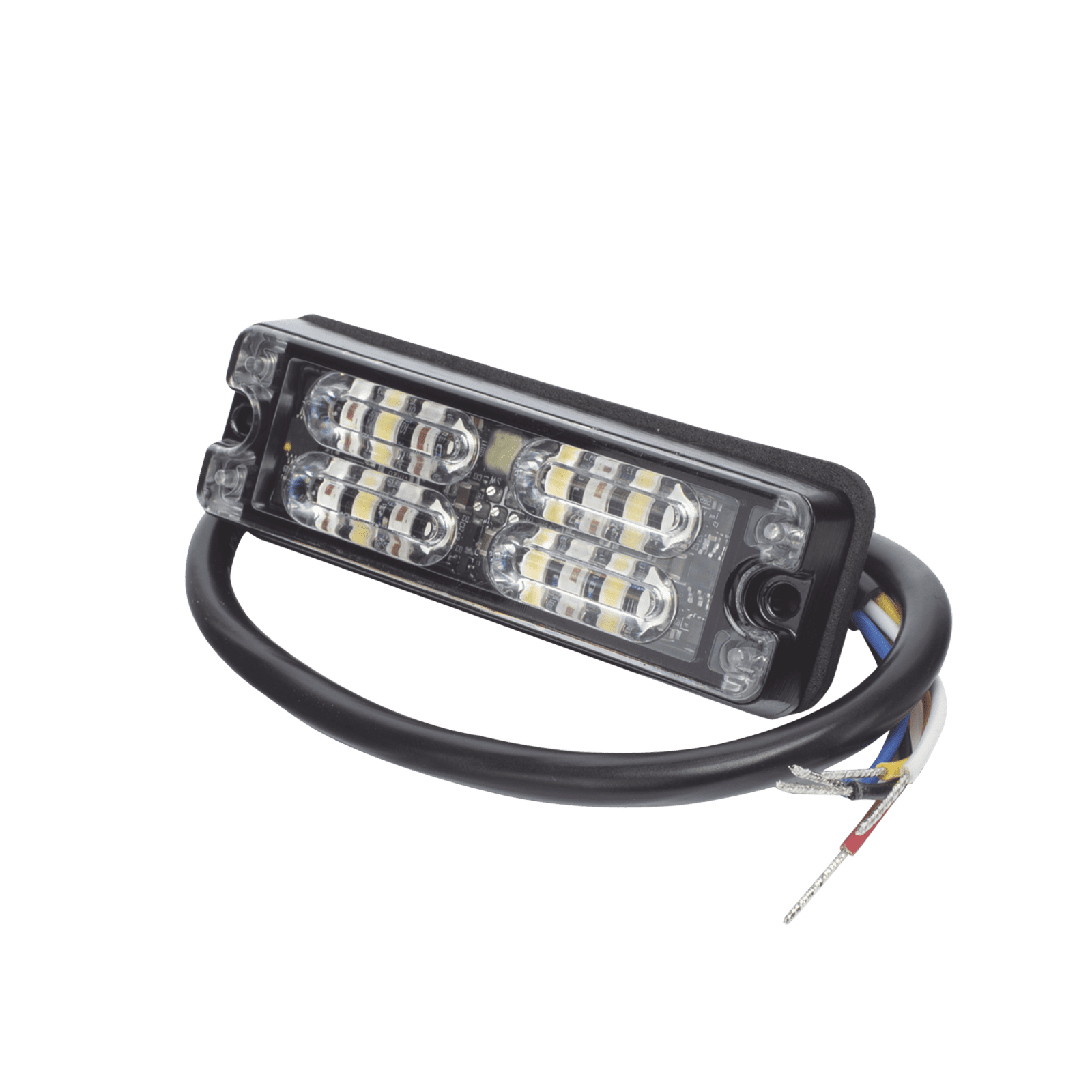 Luz Perimetral, 12 LED Ultra Brillantes, Color Rojo / Claro ED3511RW - ECCO