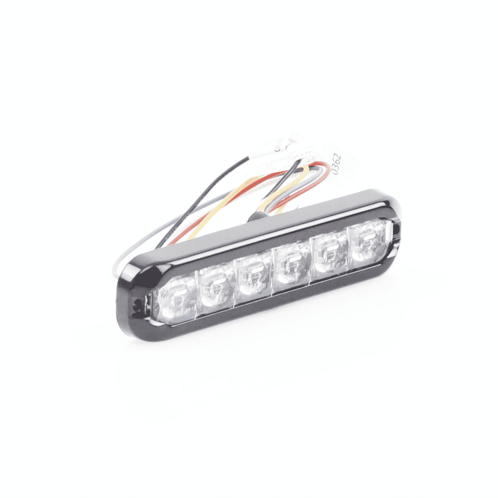 Luz perimetral , 12 LEDs Ultra Brillantes, Dual Color Rojo / Claro ED3794RW - ECCO