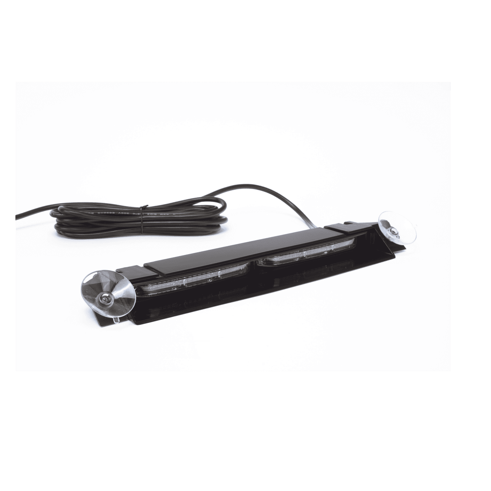 Luz Direccional de Visera, 12-24 Vcc con enchufe vehicular, doble cabezal, dual color, ámbar/blanco ED5051VDL2AW - ECCO
