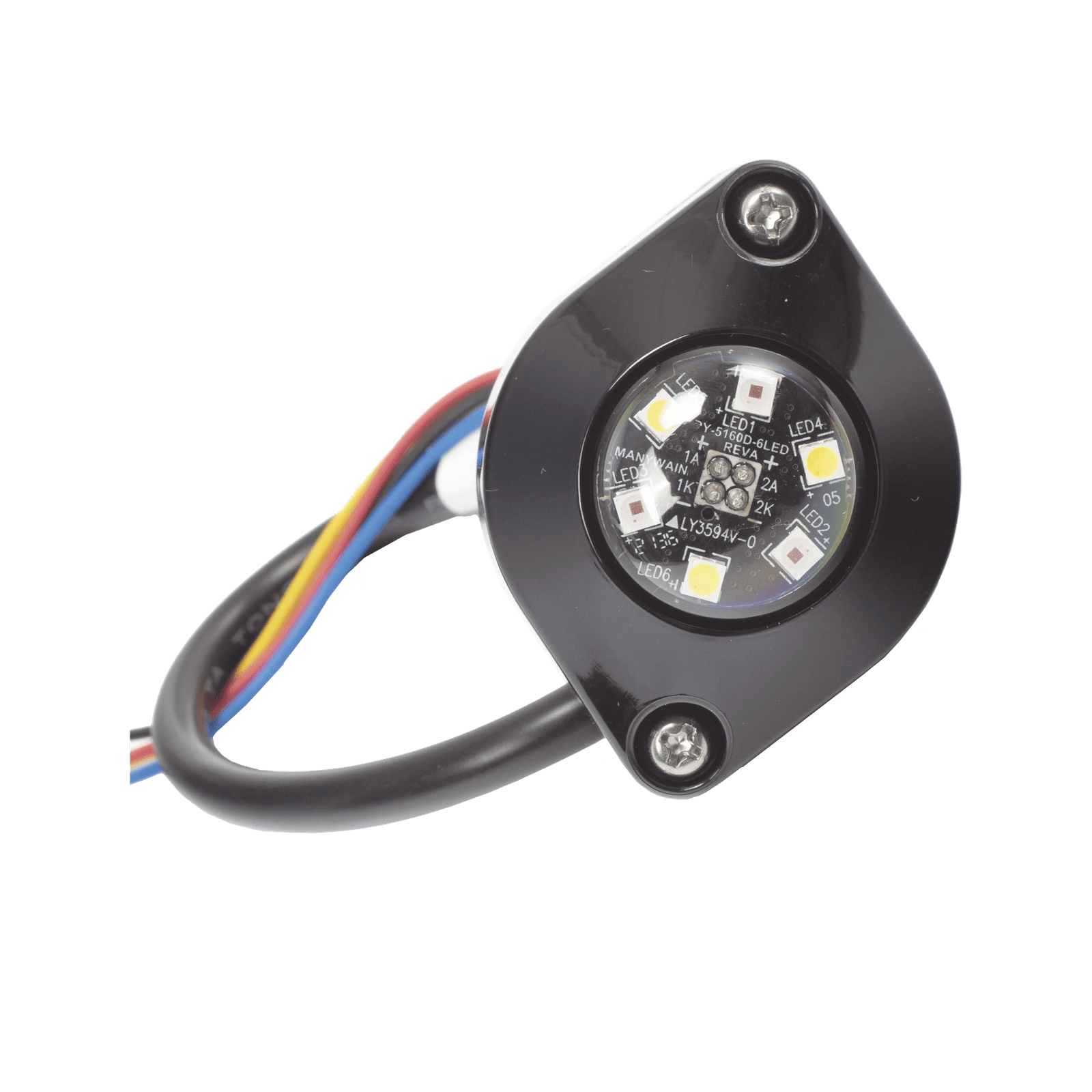 Estrobo Oculto de 6 LED color Azul Serie ED9015 ED9015B - ECCO