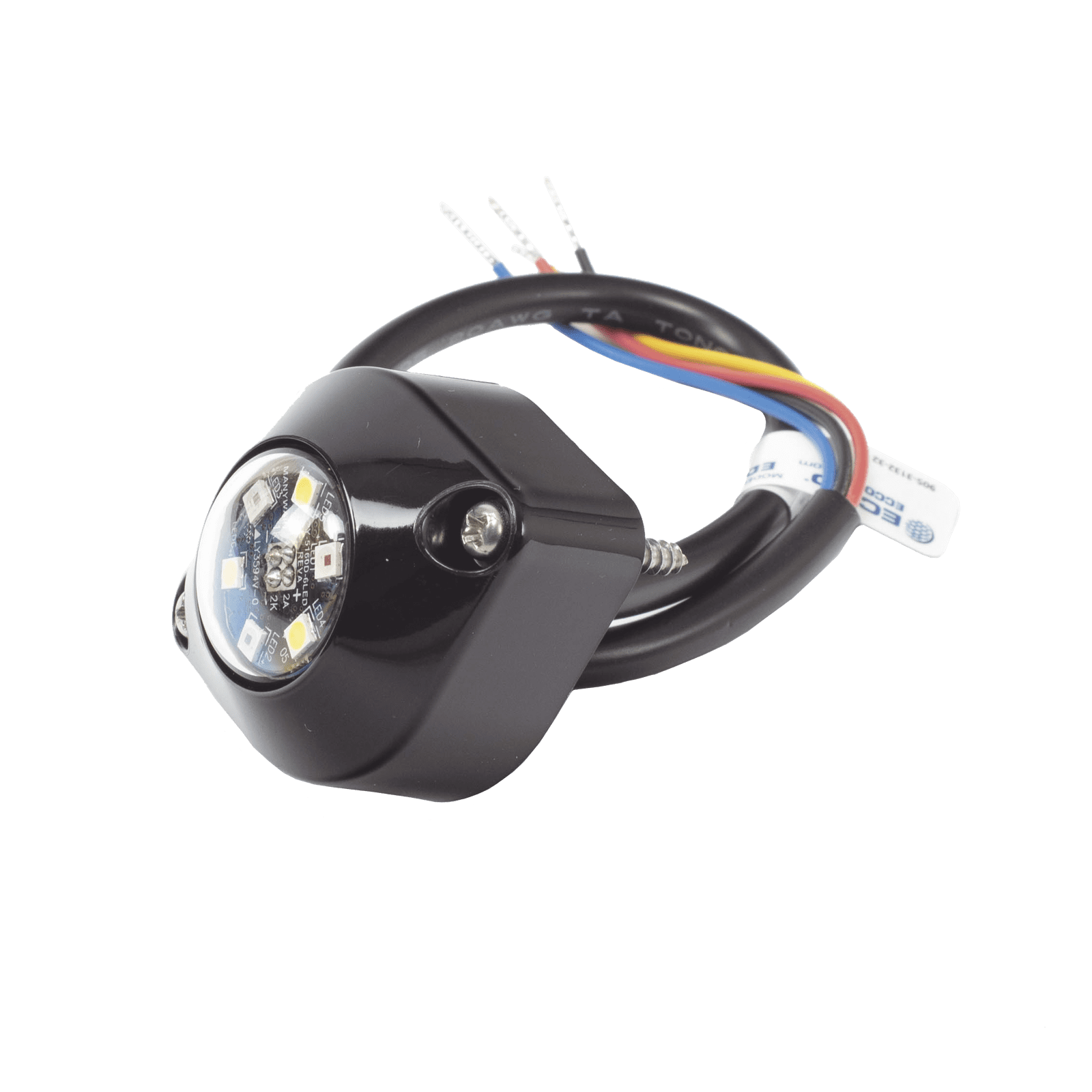 Estrobo Oculto de 6 LED color Rojo Serie ED9015 ED9015R - ECCO