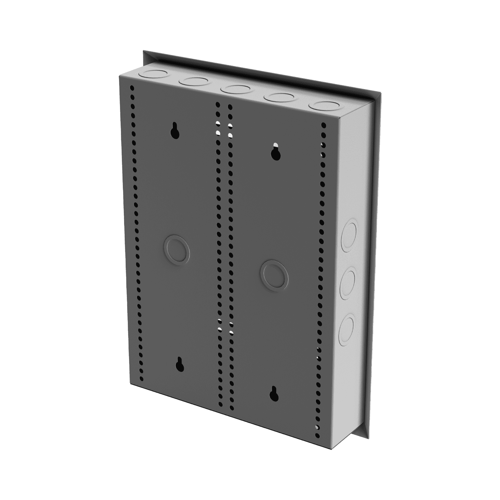 Gabinete de Medios de 19 Pulgadas de alto, para Empotrar en Pared (360 x 478 x 95 mm). EI-GTR-19 - EPCOM INDUSTRIAL