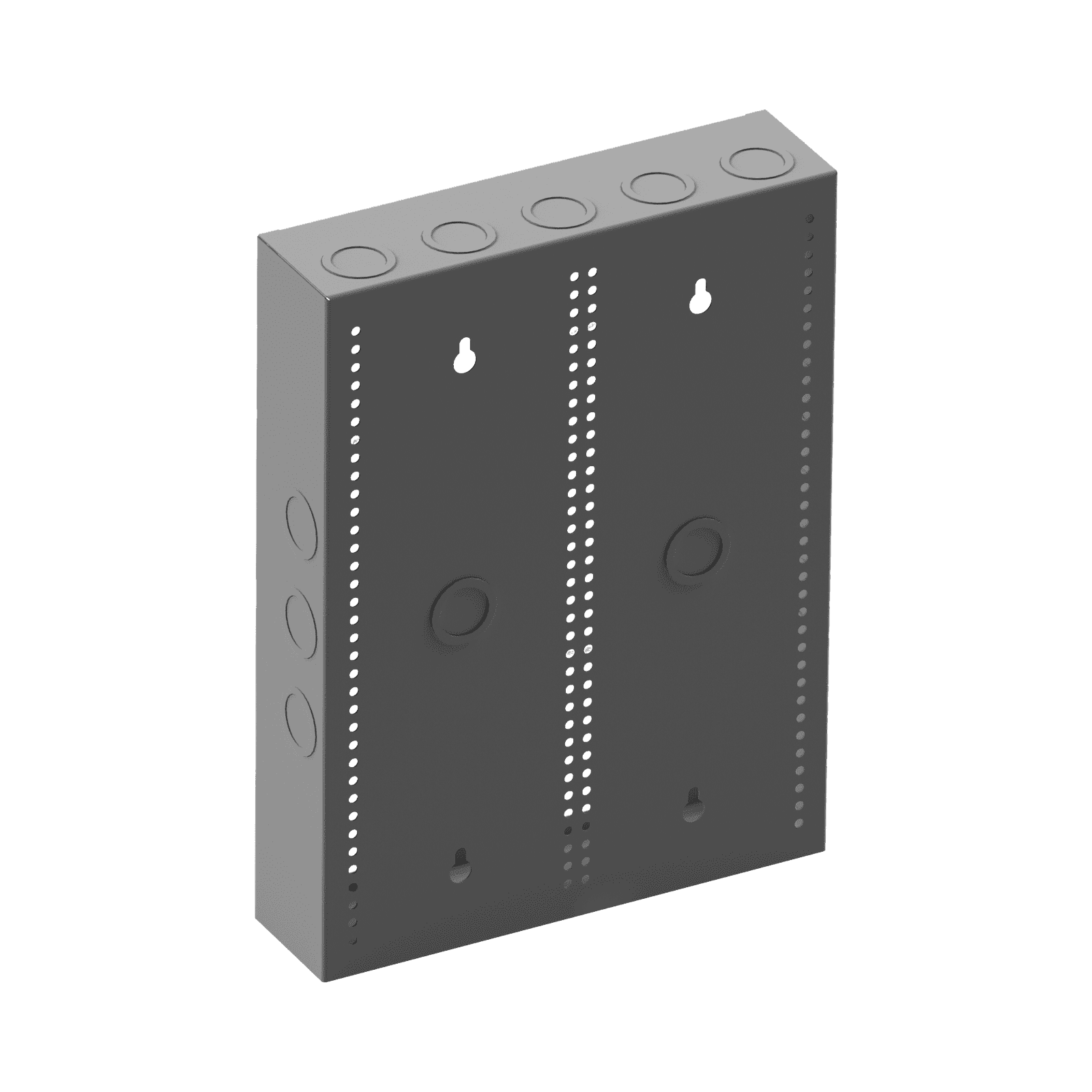 Gabinete de Medios de 19 Pulgadas de alto, para Empotrar en Pared (360 x 478 x 95 mm). EI-GTR-19 - EPCOM INDUSTRIAL