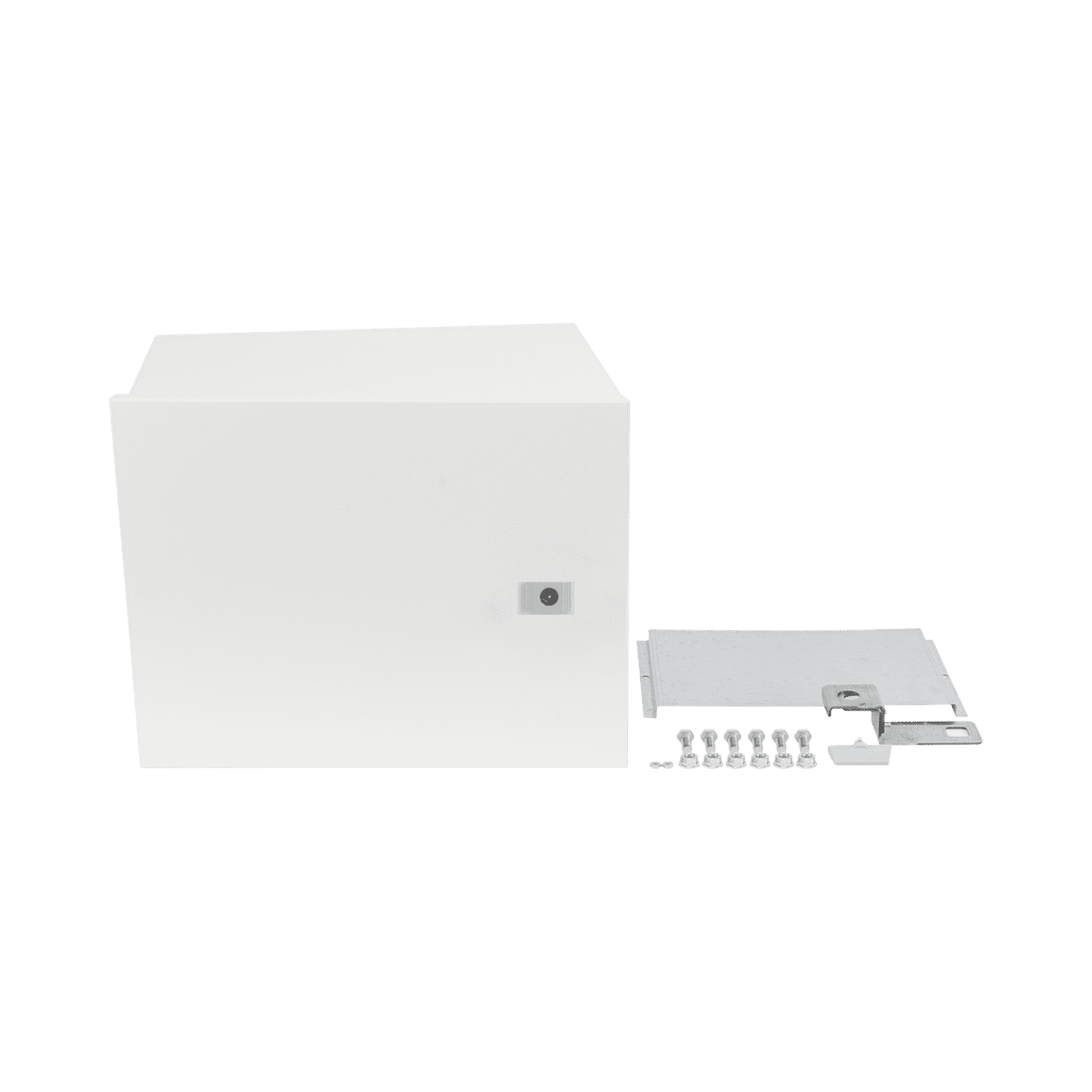 Gabinete para instalación de 2 Baterías PL4012, Fabricado en Lámina Galvanizada, Opción para montar en poste (No incluido) EI-PCB-04-03-03-W3 - EPCOM INDUSTRIAL