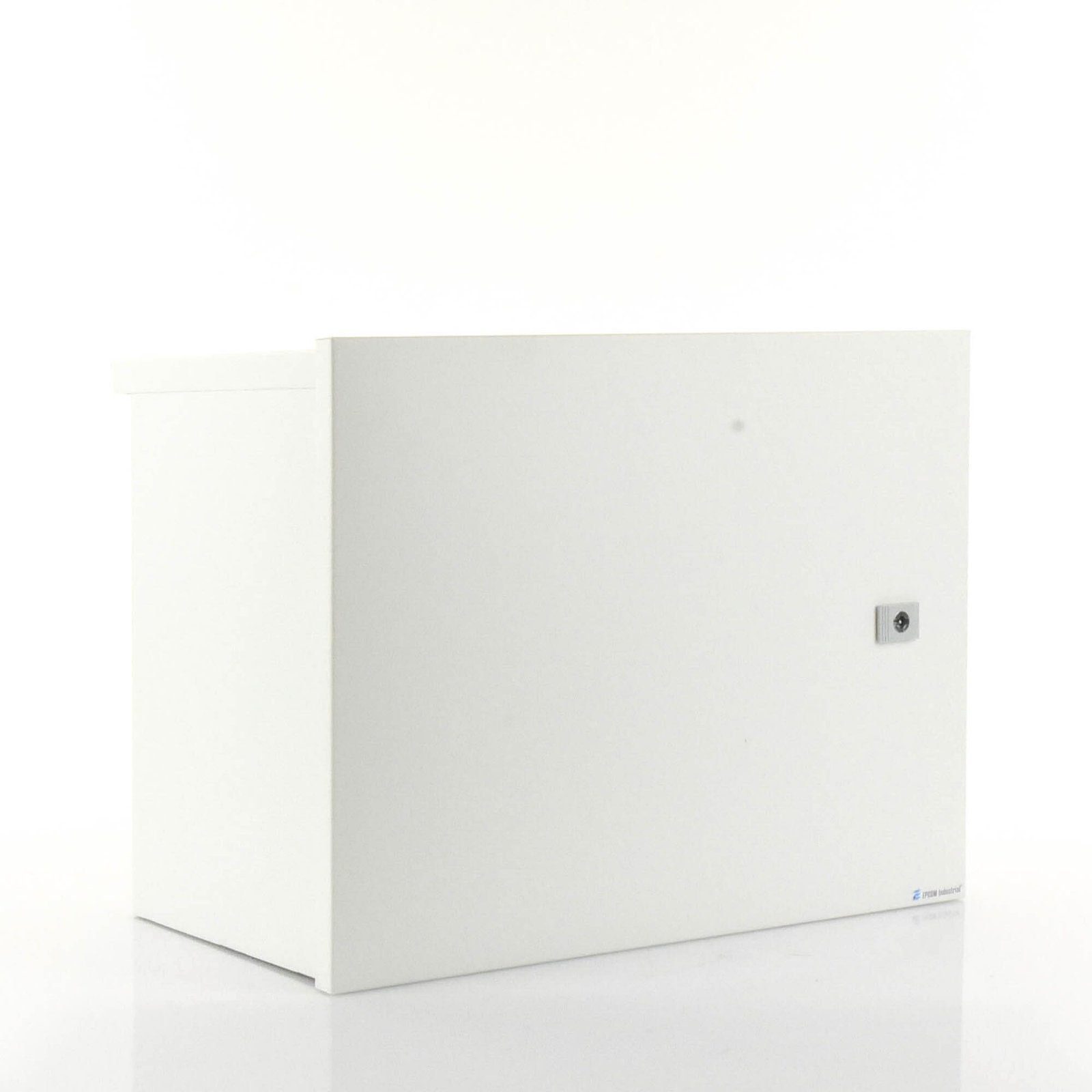 Gabinete de Acero Galvanizado, para Instalación de 1 Batería PL110D12, (550 x 420 x 290 mm) Instalación en piso o poste, accesorios (No incluidos) EI-PCB-04-04-03-W3 - EPCOM INDUSTRIAL