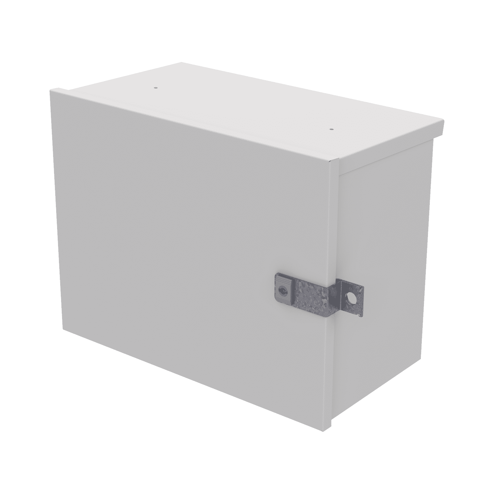 Gabinete de Acero Galvanizado, para Instalación de 1 Batería PL110D12, (550 x 420 x 290 mm) Instalación en piso o poste, accesorios (No incluidos) EI-PCB-04-04-03-W3 - EPCOM INDUSTRIAL