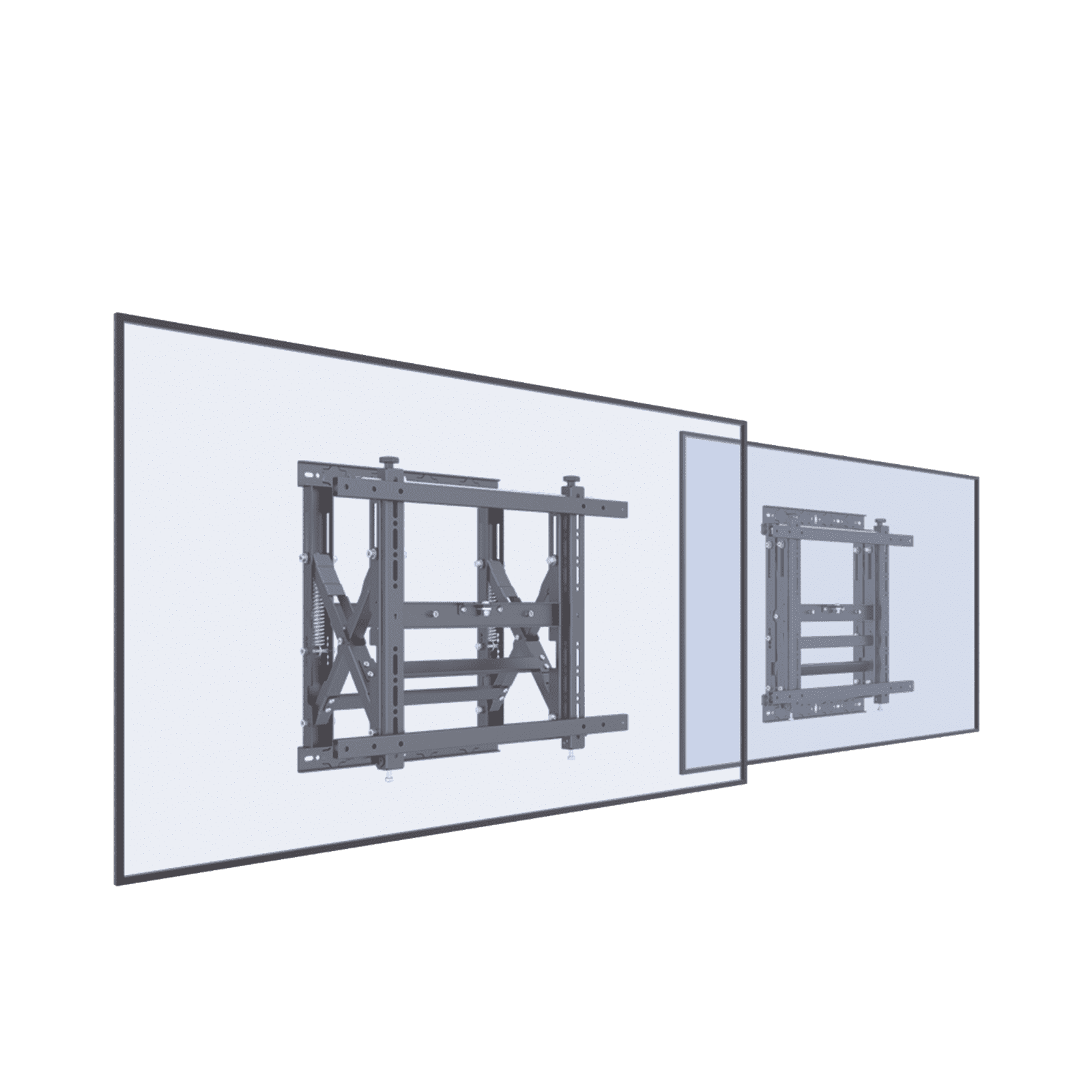 Soporte Modular de Pared para Videowall | Pop Out | Peso Máx. Sopotado 50 Kg | Soporta Formato Horizontal y Vertical. EMVW600 - EPCOM INDUSTRIAL