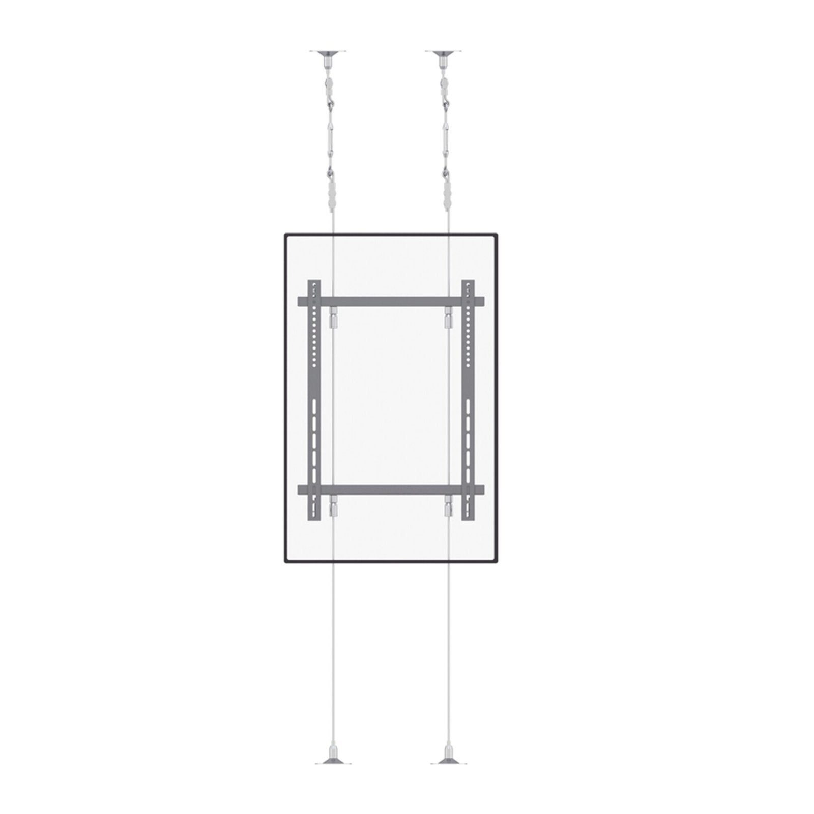 Montaje Cableado de Acero| Suelo a Techo| Capacidad Máx. de Carga 30kg| Para Pantallas de 32″ ~ 75″| VESA 400 x 600 EMWS1U - EPCOM INDUSTRIAL