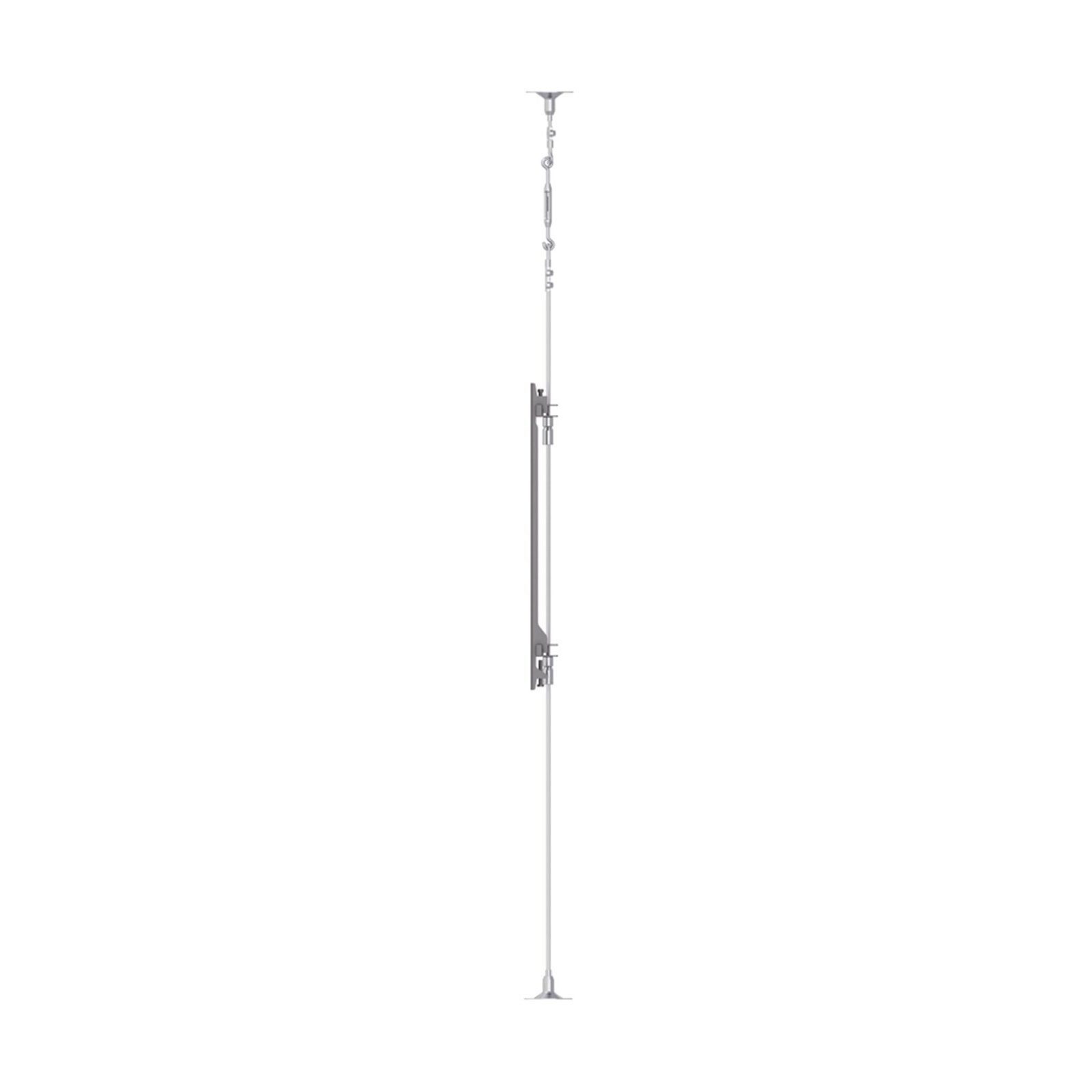 Montaje Cableado de Acero| Suelo a Techo| Capacidad Máx. de Carga 30kg| Para Pantallas de 32″ ~ 75″| VESA 400 x 600 EMWS1U - EPCOM INDUSTRIAL