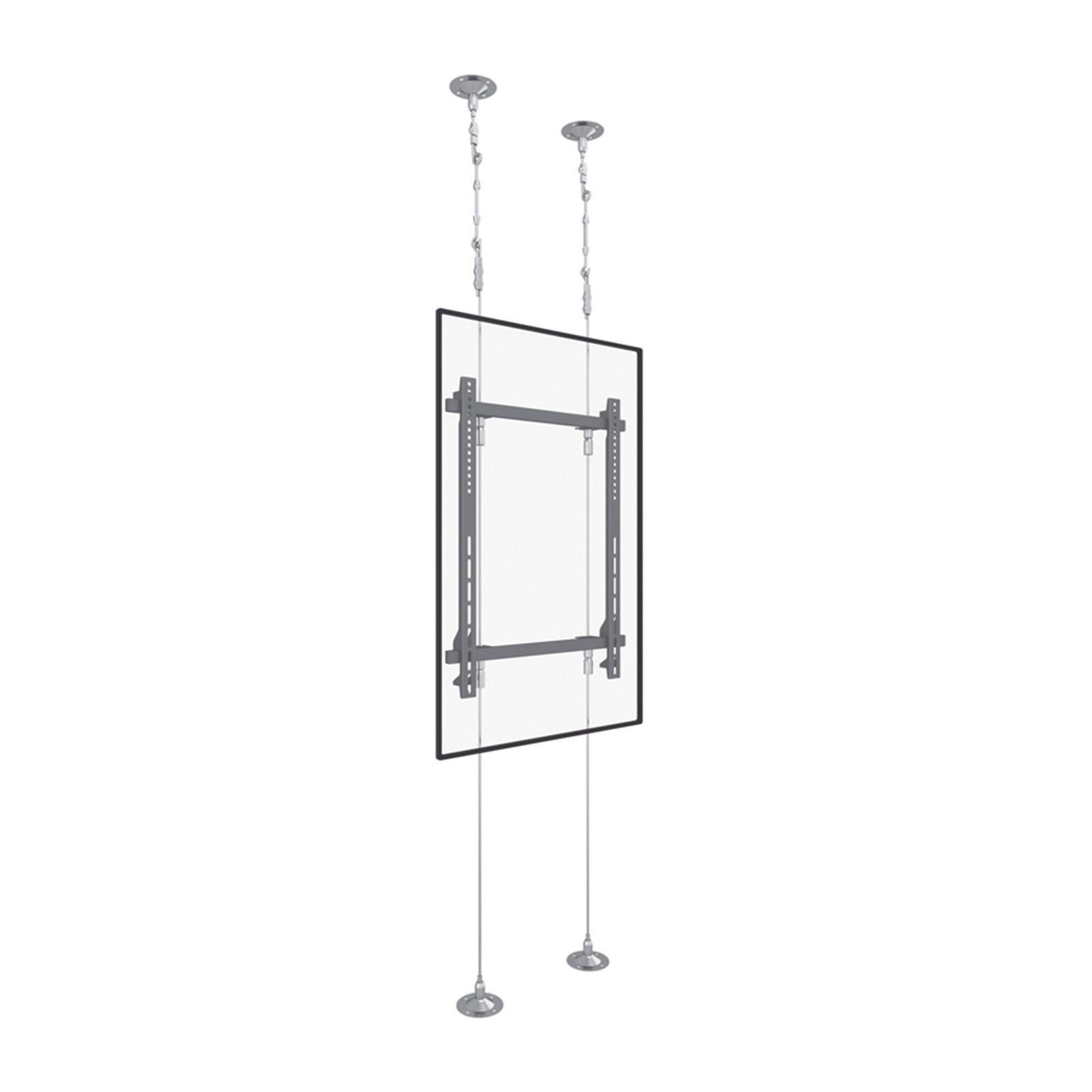 Montaje Cableado de Acero| Suelo a Techo| Capacidad Máx. de Carga 30kg| Para Pantallas de 32″ ~ 75″| VESA 400 x 600 EMWS1U - EPCOM INDUSTRIAL