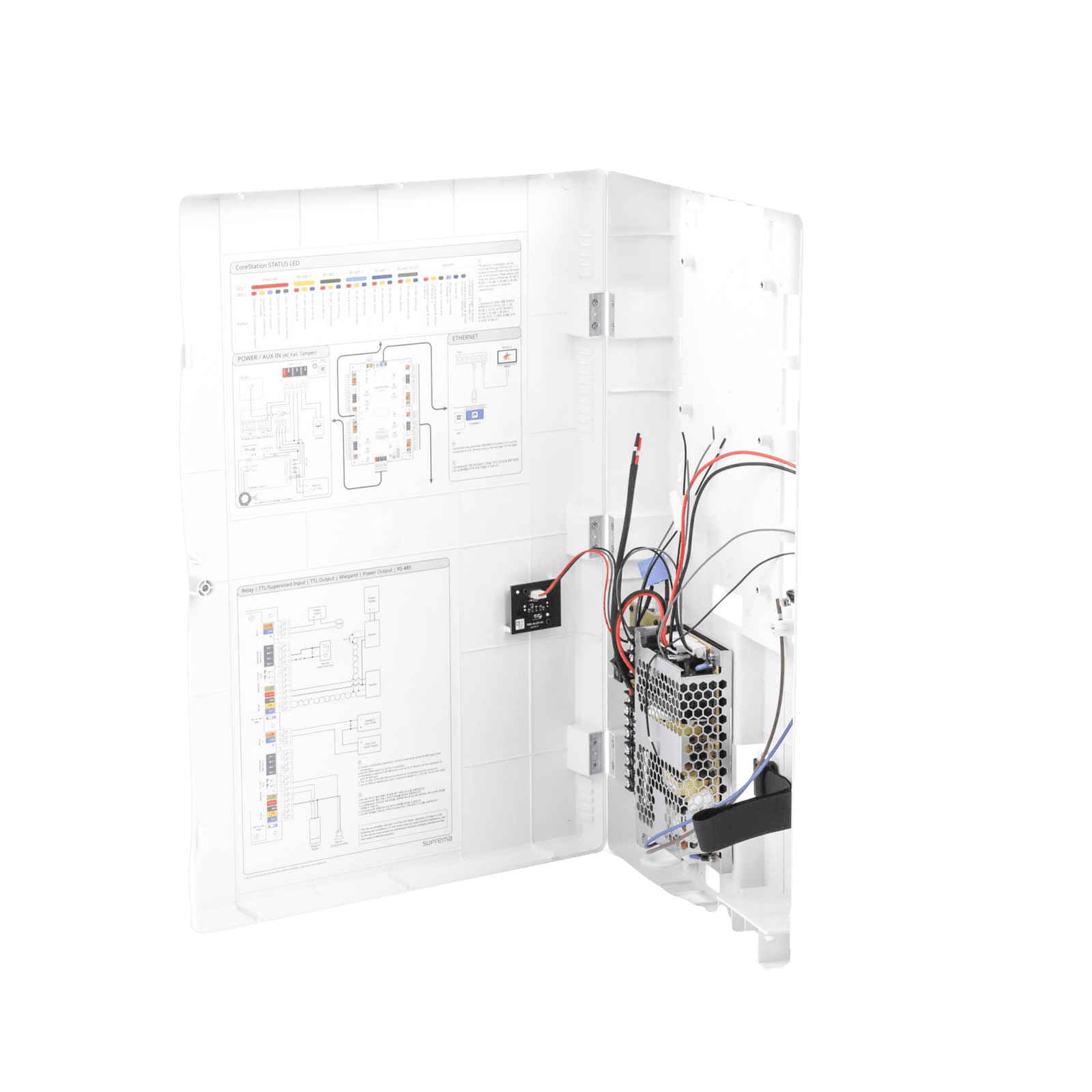 Gabinete de Plástico para CoreStation CS40 con Fuente de 110VCA ENCR10 - SUPREMA