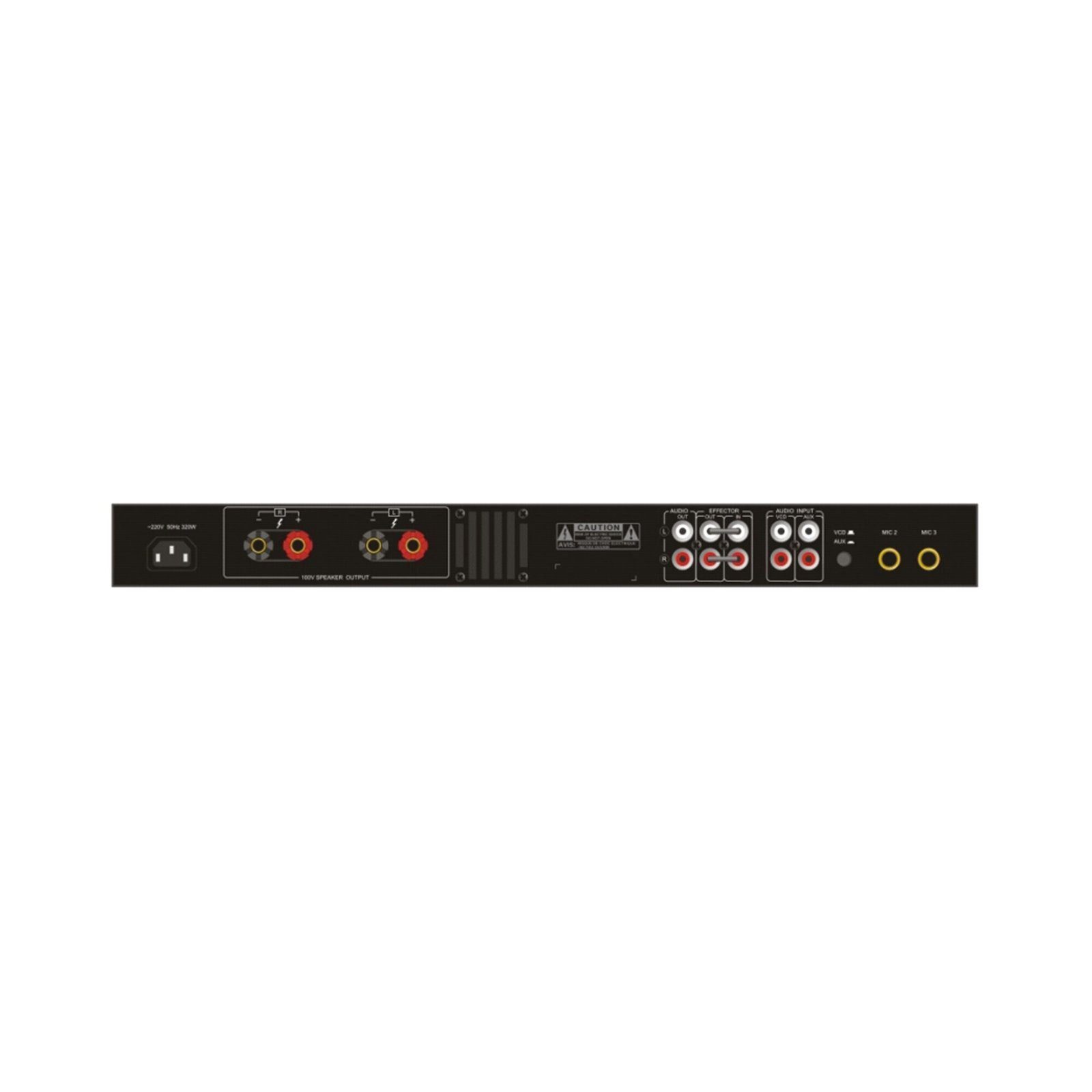 Amplificador de Audio | 2 x 60W | Baja Impedancia 4 – 8Ω | Reproductor Bluetooth, USB, SD | Efectos Integrados Delay, Echo, Repeat EP2060W - EPCOM PROAUDIO
