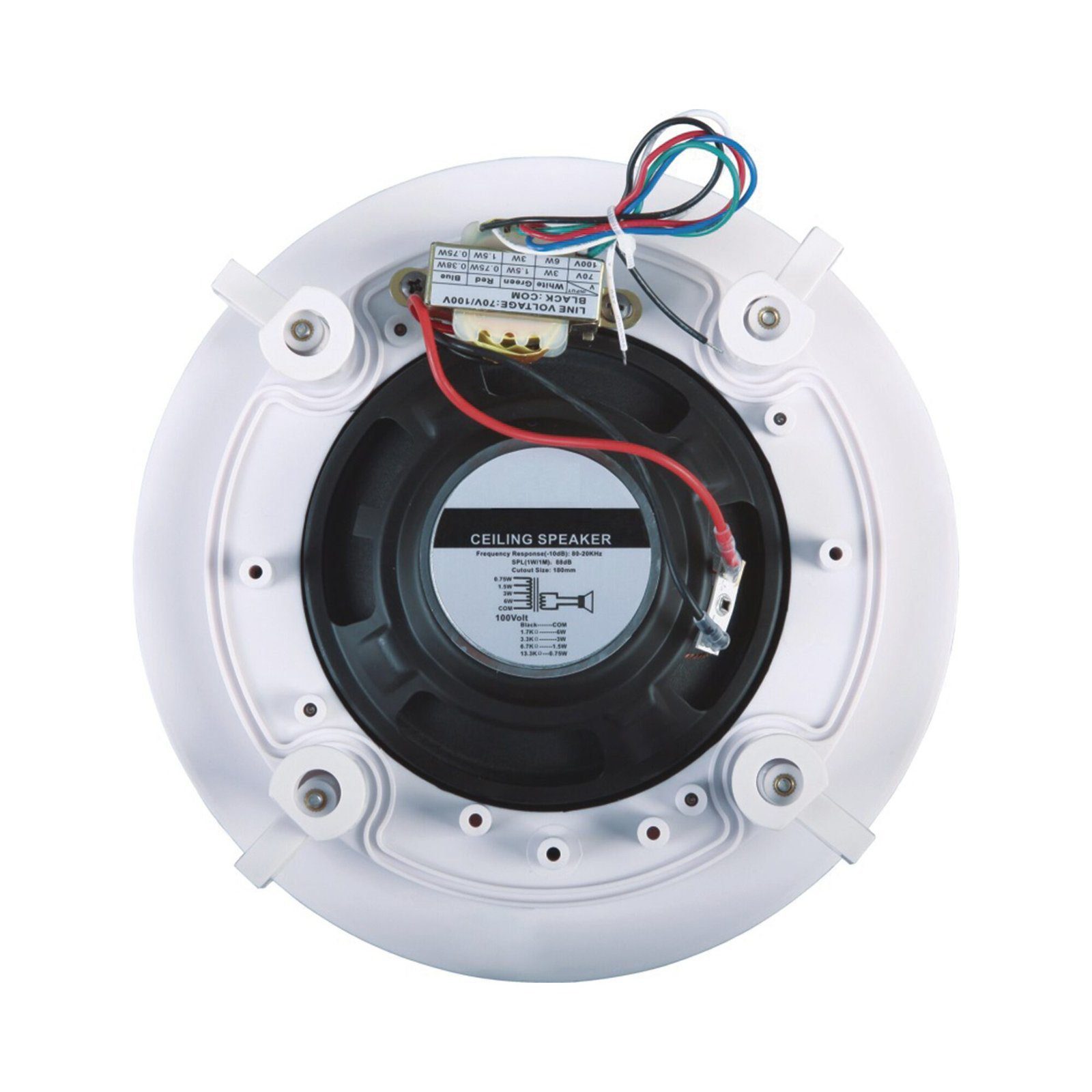 Altavoz de Techo | 8″ | 1.87w – 15w | 70/100v | Material ABS | Rejilla Metálica EP-208BC - EPCOM PROAUDIO