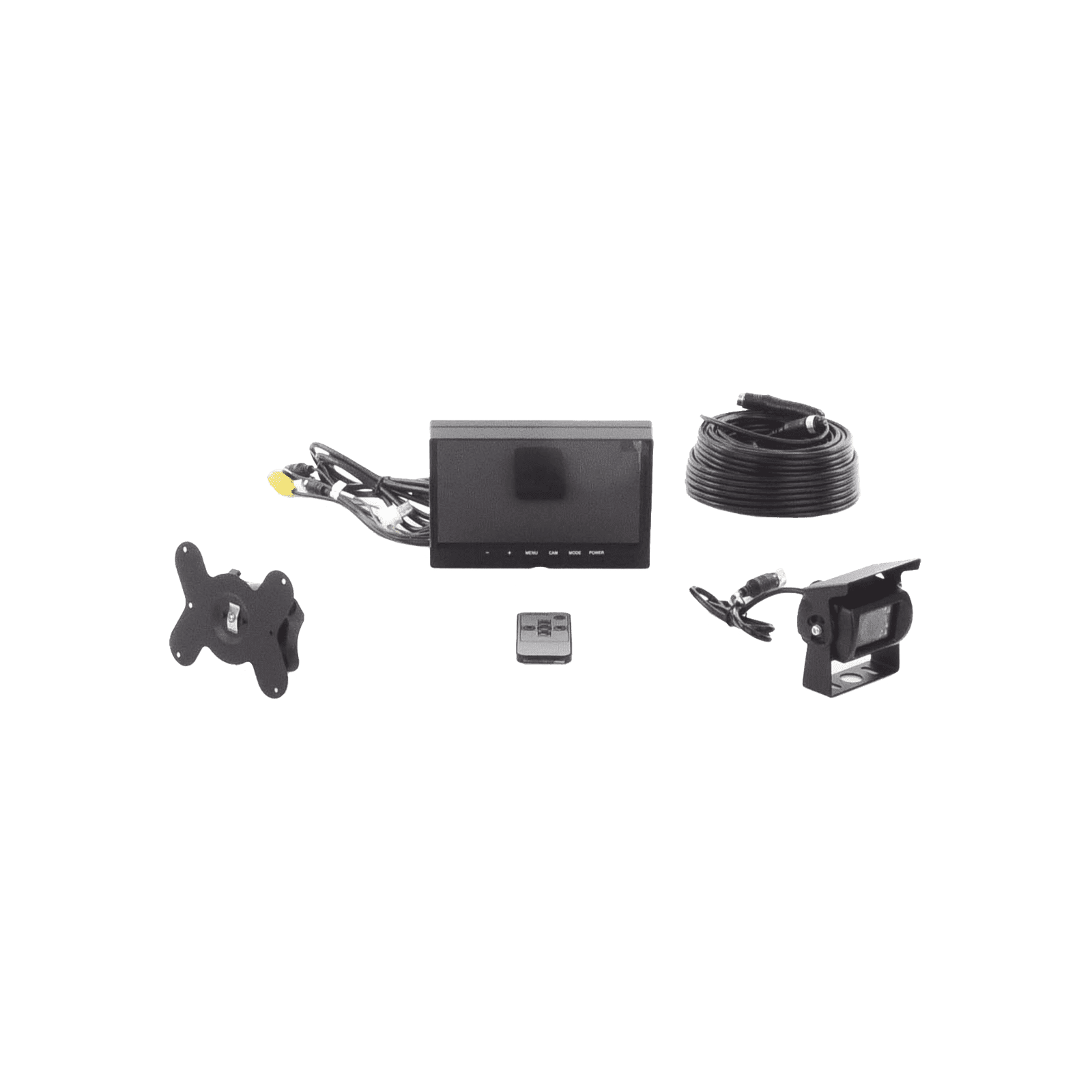 Sistema Profesional de Cámara de Reversa y Monitor Alámbrico para Vehículos de Trabajo y Montacargas EP790J - EPCOM