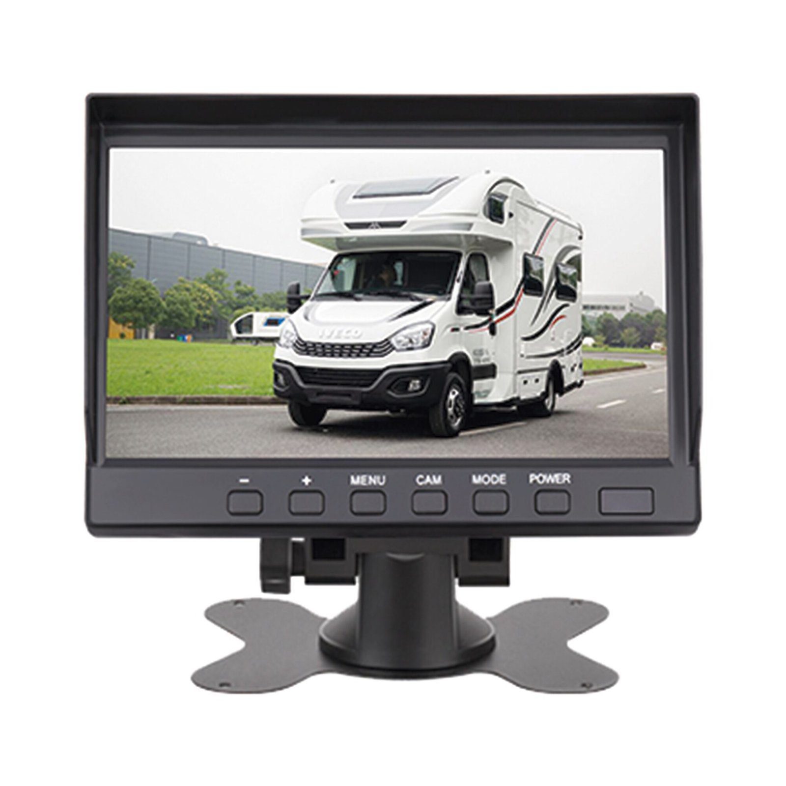 Sistema Profesional de Cámara de Reversa y Monitor Alámbrico para Vehículos de Trabajo y Montacargas EP790J - EPCOM