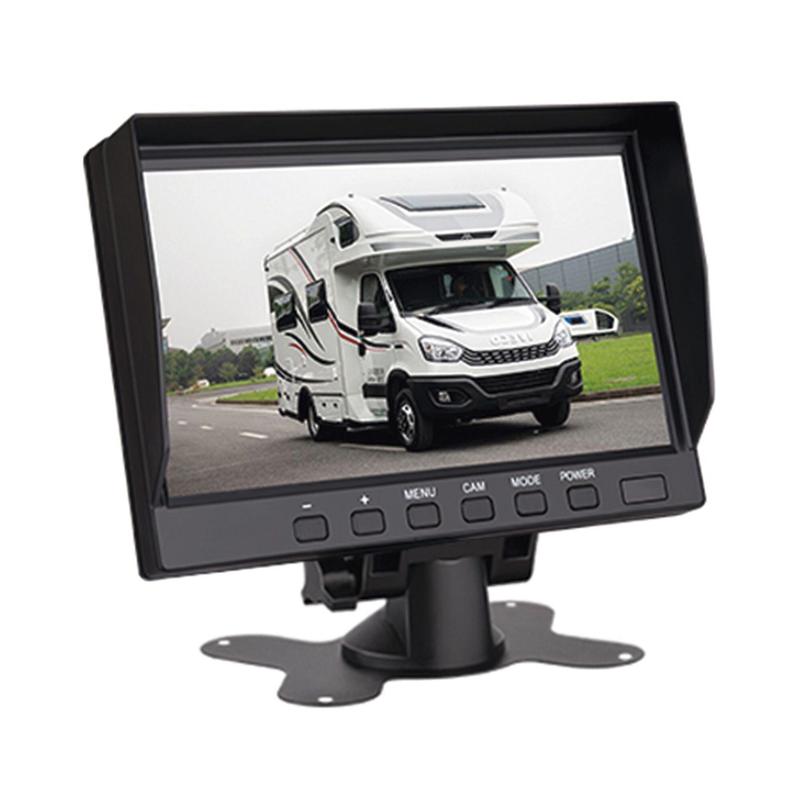 Sistema Profesional de Cámara de Reversa y Monitor Alámbrico para Vehículos de Trabajo y Montacargas EP790J - EPCOM