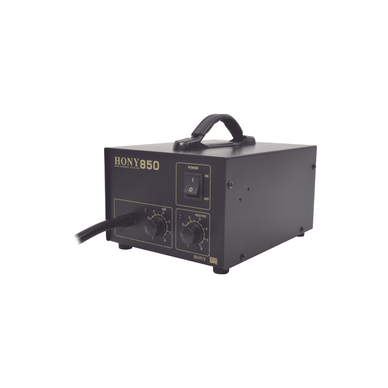 Estación para soldar SMD (Aire caliente) de 20W con 4 boquillas. EP-850 - EPCOM POWERLINE