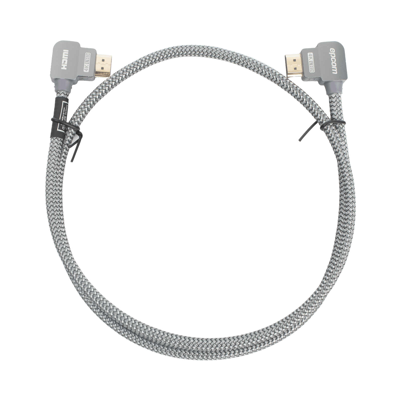 Cable HDMI Angulo 90º| 1m | Alta Definición | Version 2.0 | Alta velocidad 18Gbps | 4K@60Hz | EP-90H-1M - EPCOM PROAUDIO