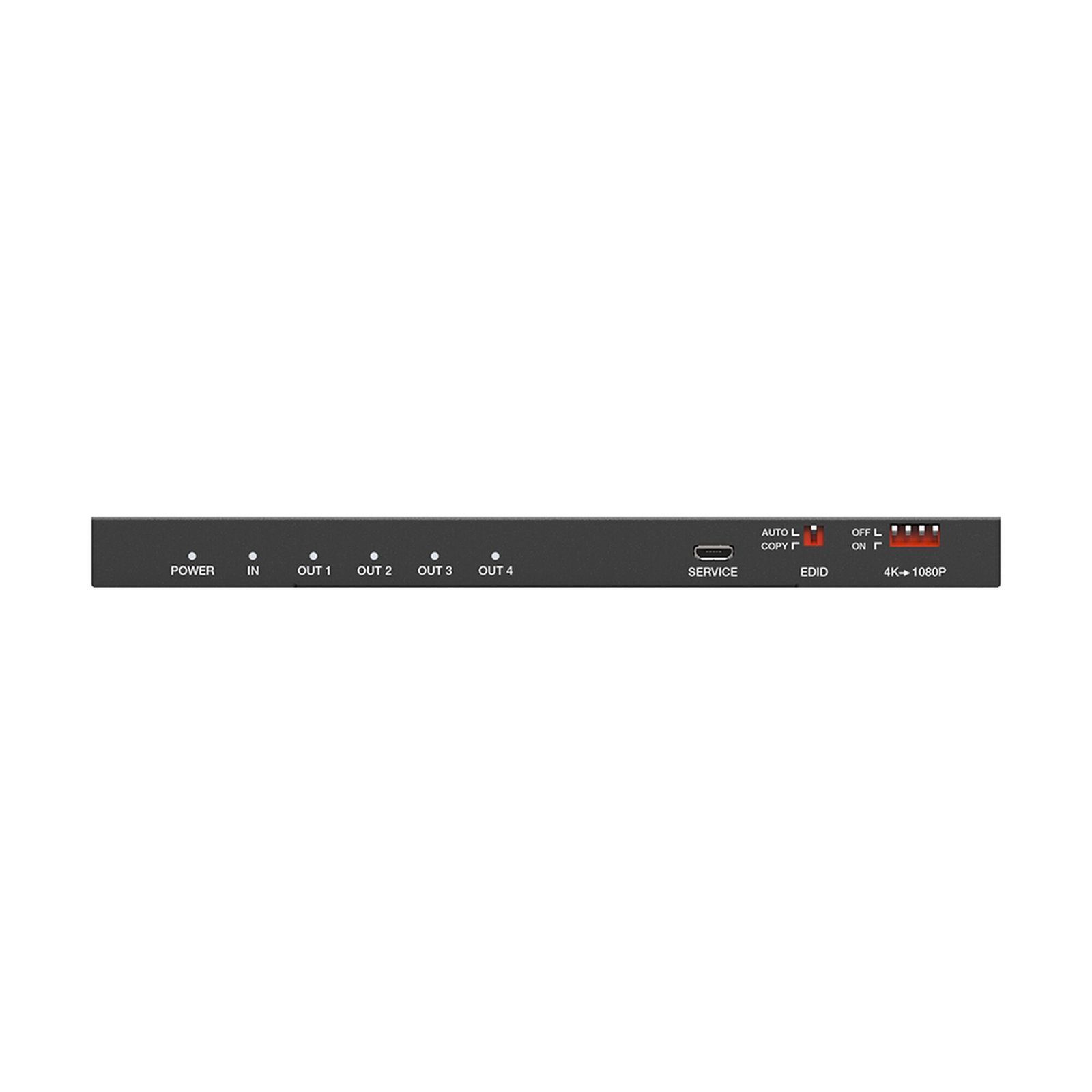 Splitter HDMI 1×4 | 4K@60Hz | Extractor de Audio | Down Scaler | HDR 4:4:4 | EDID | 18Gbps EPC-B14SA - EPCOM PROAUDIO