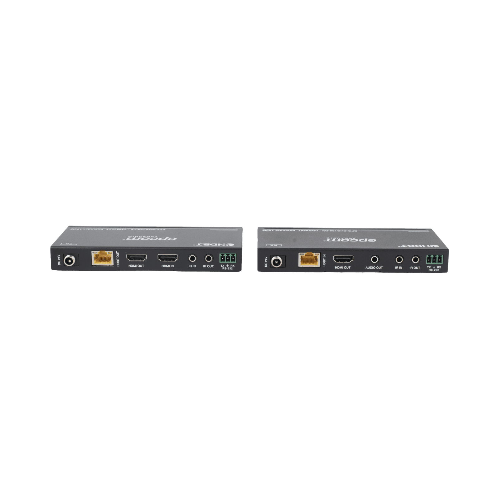 Kit Extensor HDMI | 4K2K@60HZ | HDR 4:4:4 | HDBaseT | 150M | Salida de Audio | HDCP 2.2 | IR Bidireccional EPC-EHB150 - EPCOM PROAUDIO