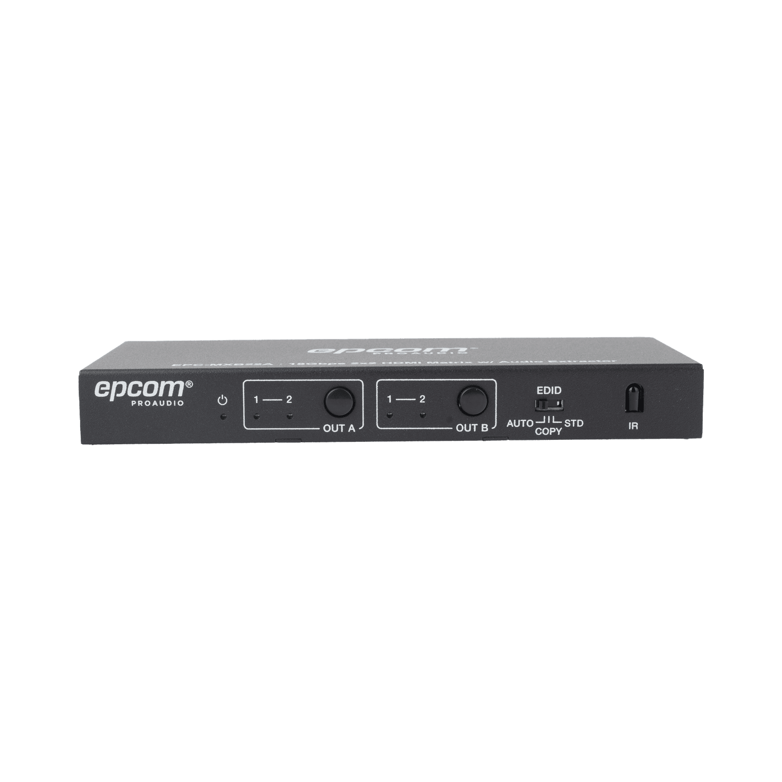 Matricial HDMI | 2×2 | 4K2K@60Hz | HDR | YCbCr 4:4:4 | EDID Auto | Extractor de Audio | Salida de audio análoga y digitalizados | HDCP 2.2 | 18 Gbps EPC-MXB22A - EPCOM PROAUDIO