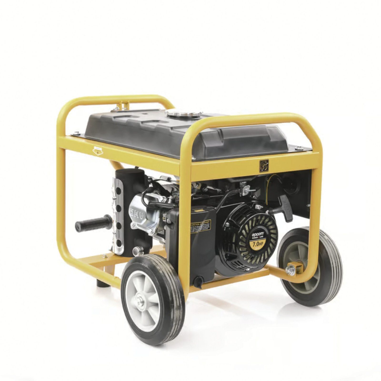 Generador a Gasolina / Planta de Emergencia 3kW, 110Vca, Encendido de Jalón, Jaula con Ruedas para Fácil Traslado EPGEN3000 - EPCOM POWERLINE