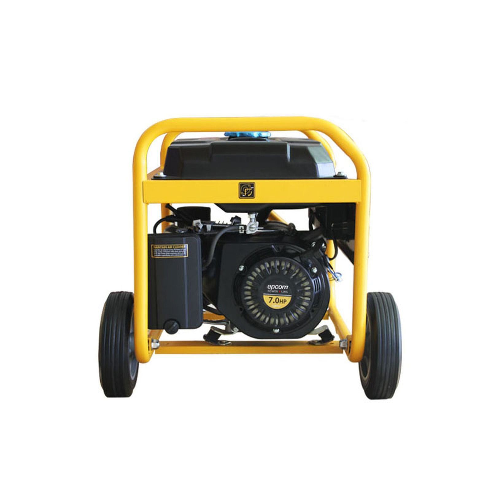 Generador a Gasolina / Planta de Emergencia 3kW, 110Vca, Encendido de Jalón, Jaula con Ruedas para Fácil Traslado EPGEN3000 - EPCOM POWERLINE