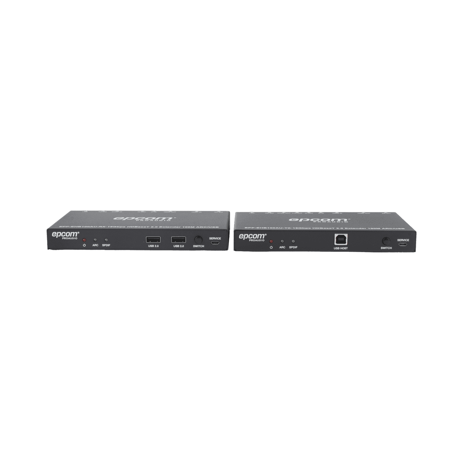 Kit Extensor HDMI | 4K2K@60HZ | HDR 4:4:4 | HDBaseT | 100M | Salida de Audio | HDCP 2.2 | IR Bidireccional | Admite la función USB KVM EPP-EHB100AU - EPCOM PROAUDIO