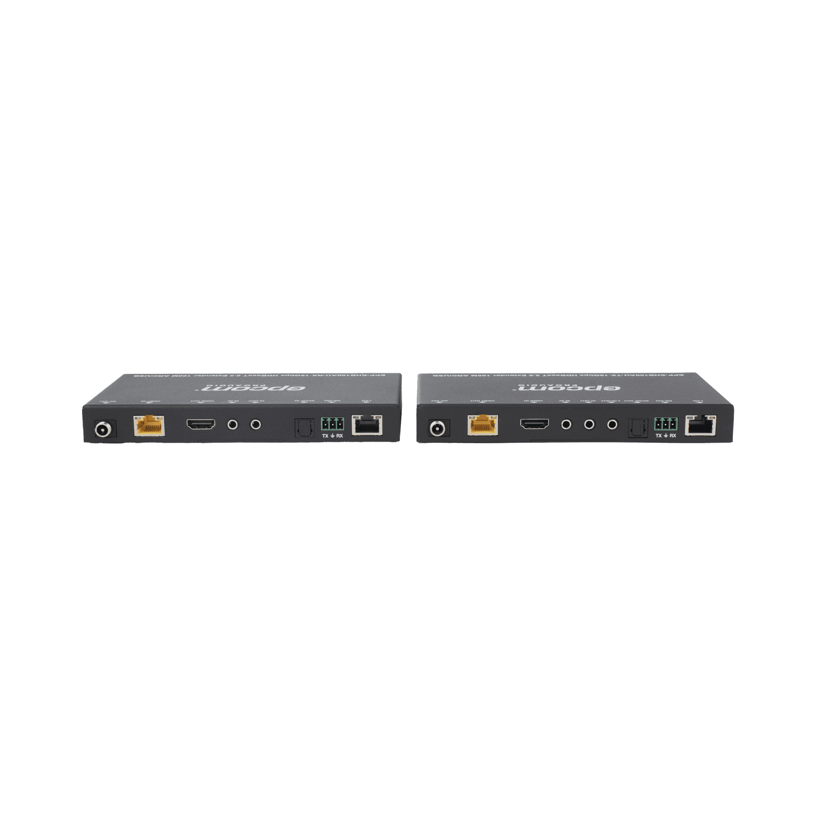 Kit Extensor HDMI | 4K2K@60HZ | HDR 4:4:4 | HDBaseT | 100M | Salida de Audio | HDCP 2.2 | IR Bidireccional | Admite la función USB KVM EPP-EHB100AU - EPCOM PROAUDIO