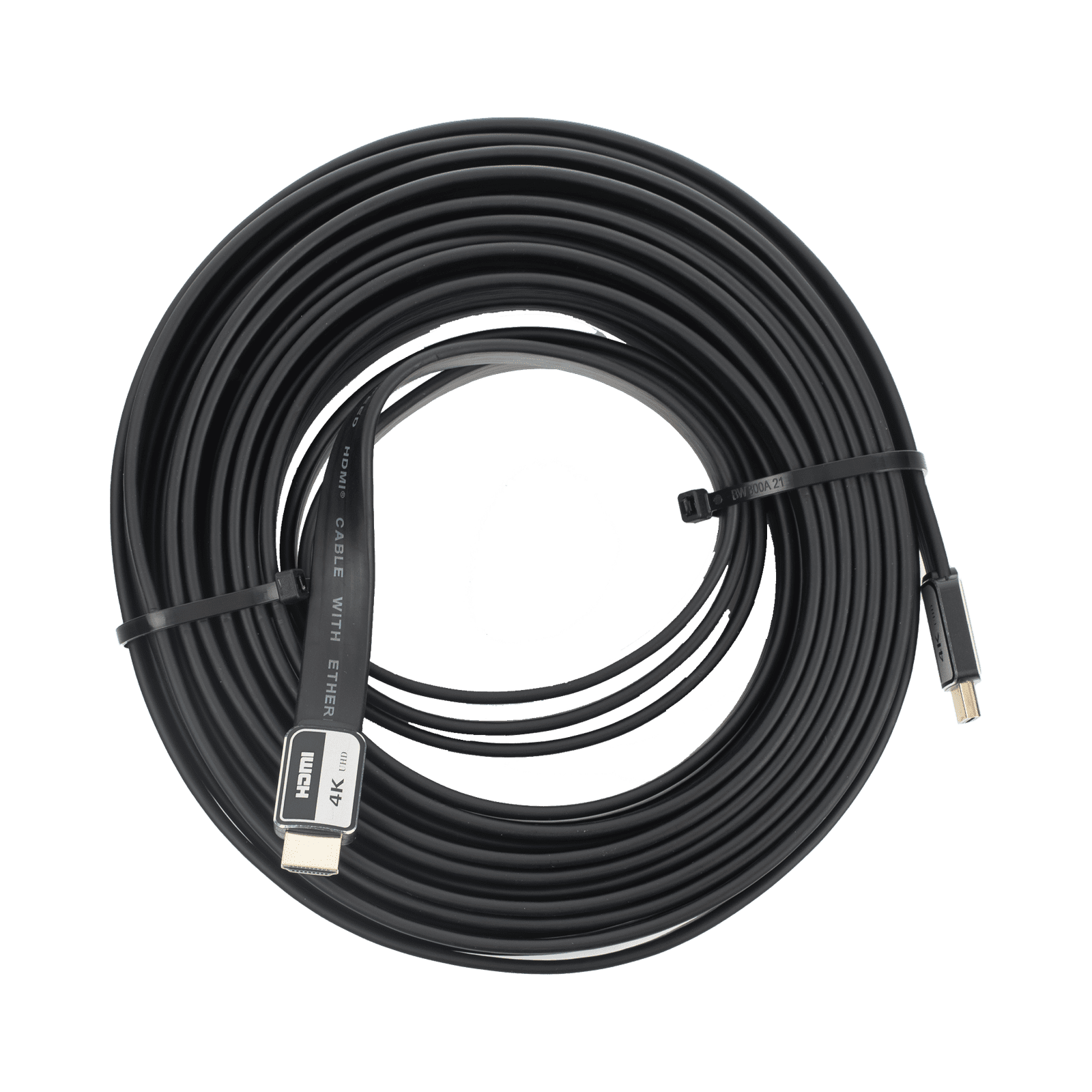 Cable HDMI de 10m | Alta Definición | Version 2.0 | Alta velocidad 18Gbps | 4K@60Hz | Conectores Chapados en Oro | Tipo Plano EP-PH-4K-10M - EPCOM PROAUDIO
