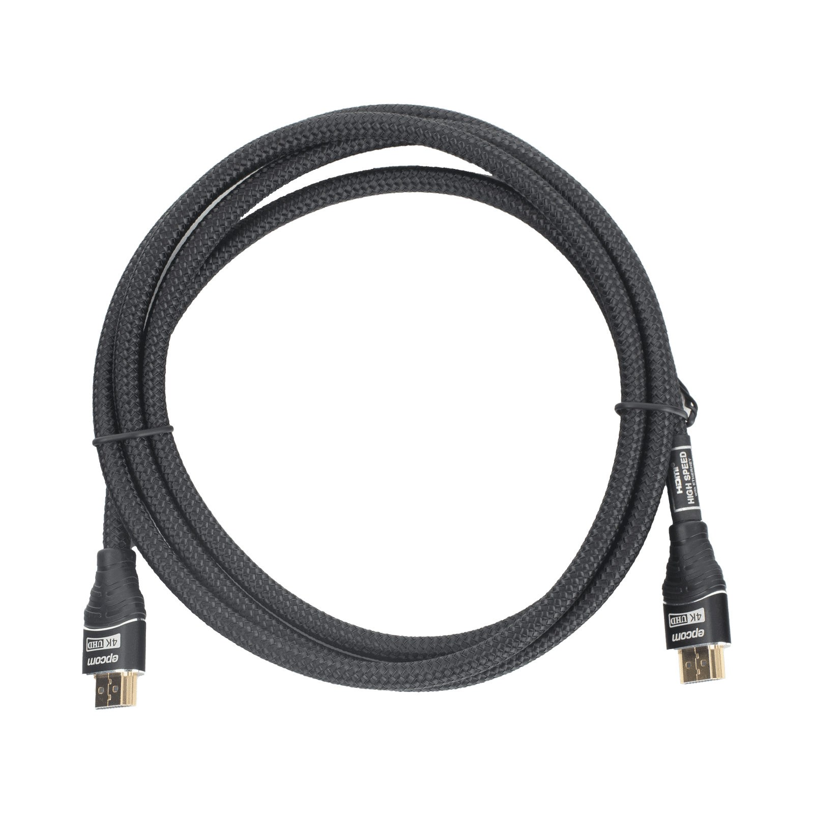 Cable HDMI de 1.8m | Alta Definición | Longitud | Version 2.0 | Alta velocidad 18Gbps | 4K@60Hz | Conectores Chapados en Oro | Tipo Redondo EP-RH-4K-1.8M - EPCOM PROAUDIO