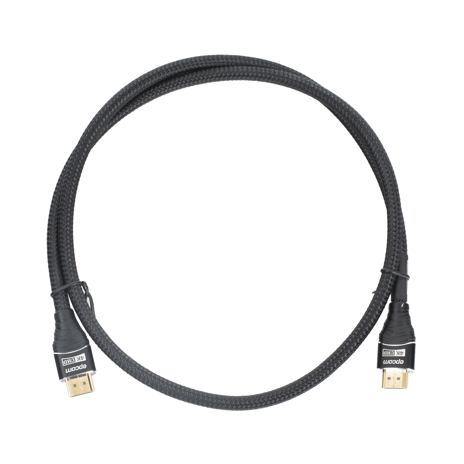 Cable HDMI de 1m | Alta Definición | Longitud | Version 2.0 | Alta velocidad 18Gbps | 4K@60Hz | Conectores Chapados en Oro | Tipo Redondo EP-RH-4K-1M - EPCOM PROAUDIO
