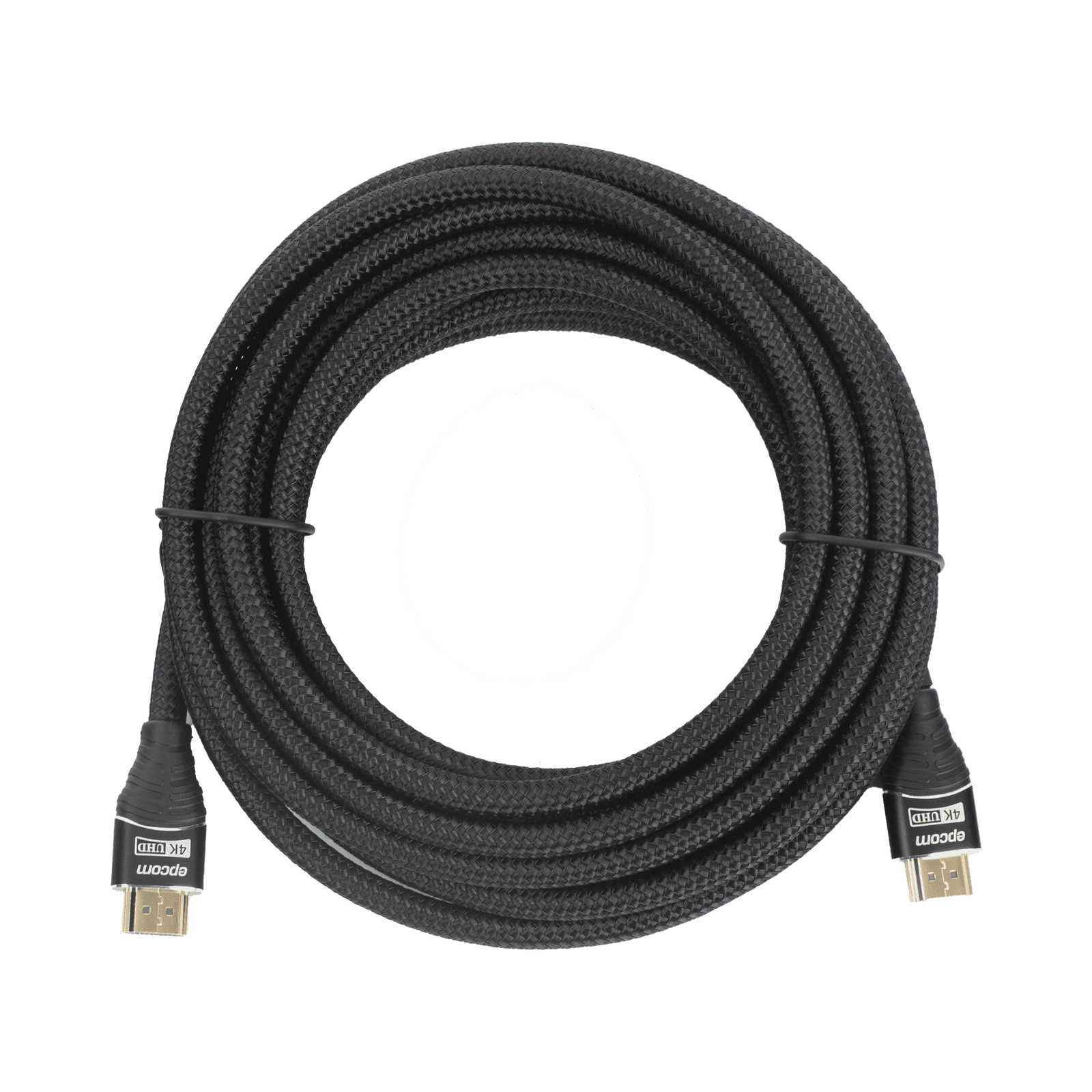 Cable HDMI de 5m | Alta Definición | Longitud | Version 2.0 | Alta velocidad 18Gbps | 4K@60Hz | Conectores Chapados en Oro | Tipo Redondo EP-RH-4K-5M - EPCOM PROAUDIO