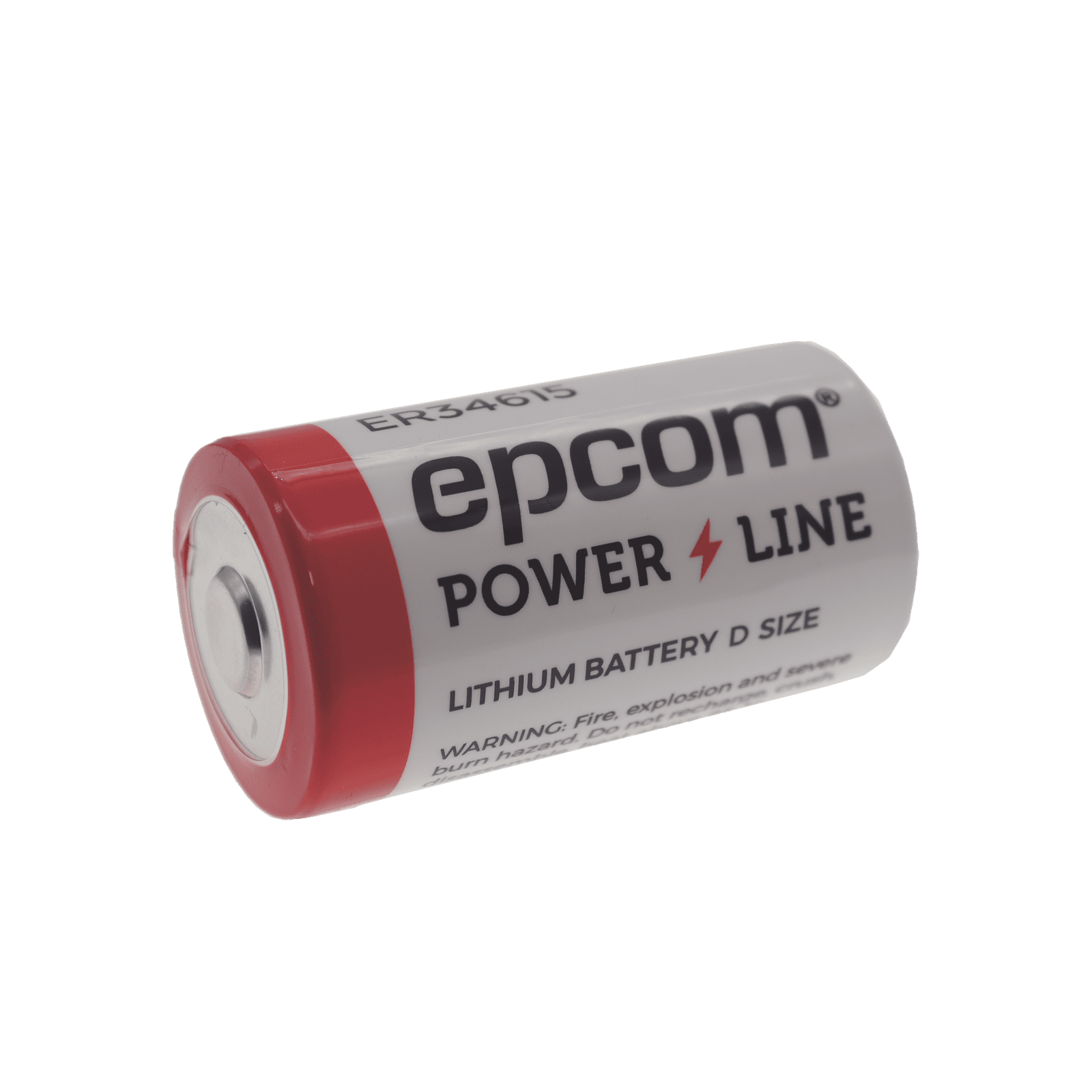 Bateria de 3.6V a 19Ah Li-SOCI2 Tamaño D ( Batería no recargable ) ER-34615 - EPCOM POWERLINE