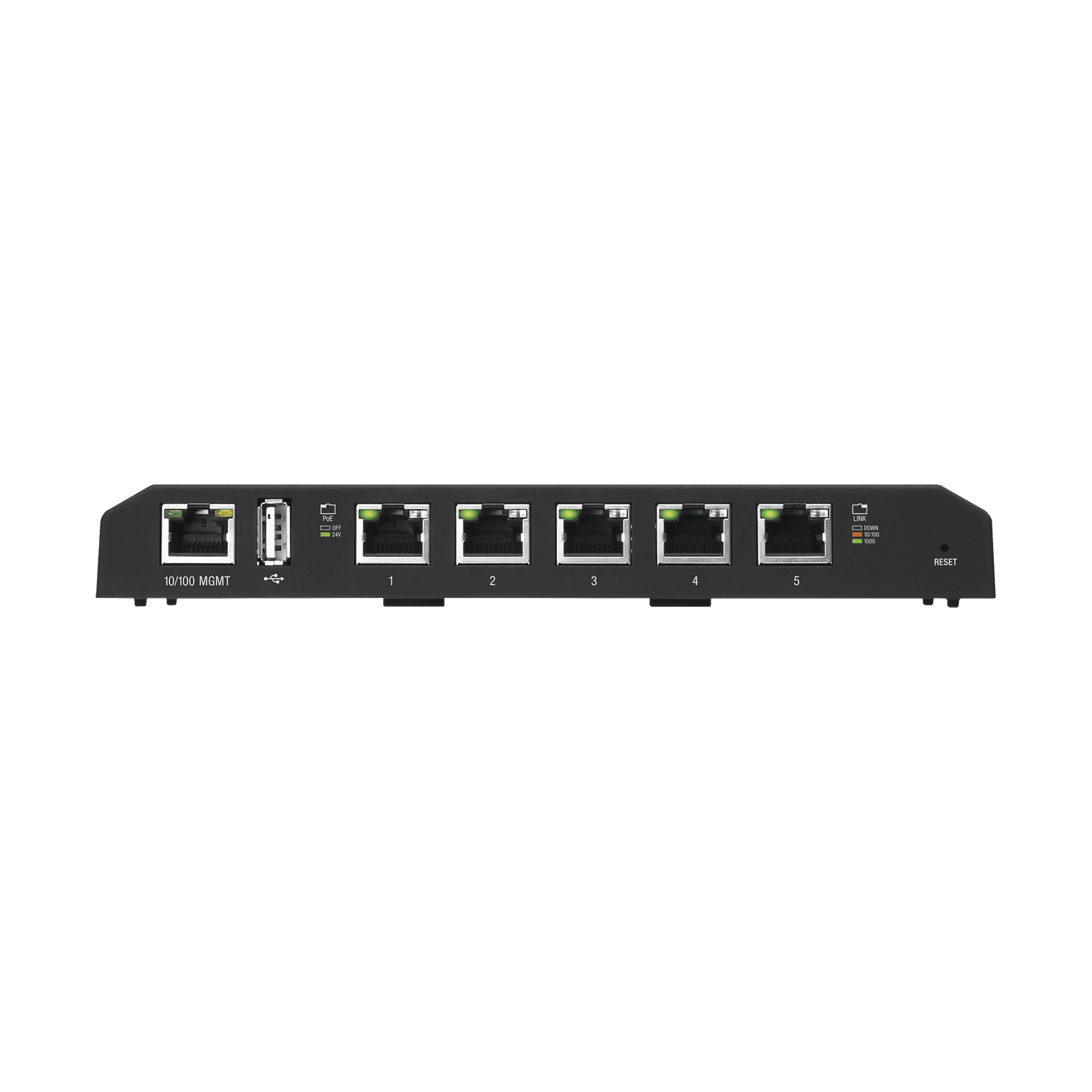 EdgeSwitch 5XP Administrable de 5 Puertos Gigabit PoE de 24 V Pasivo, con funciones avanzadas de Capa 2 ES-5XP - UBIQUITI NETWORKS
