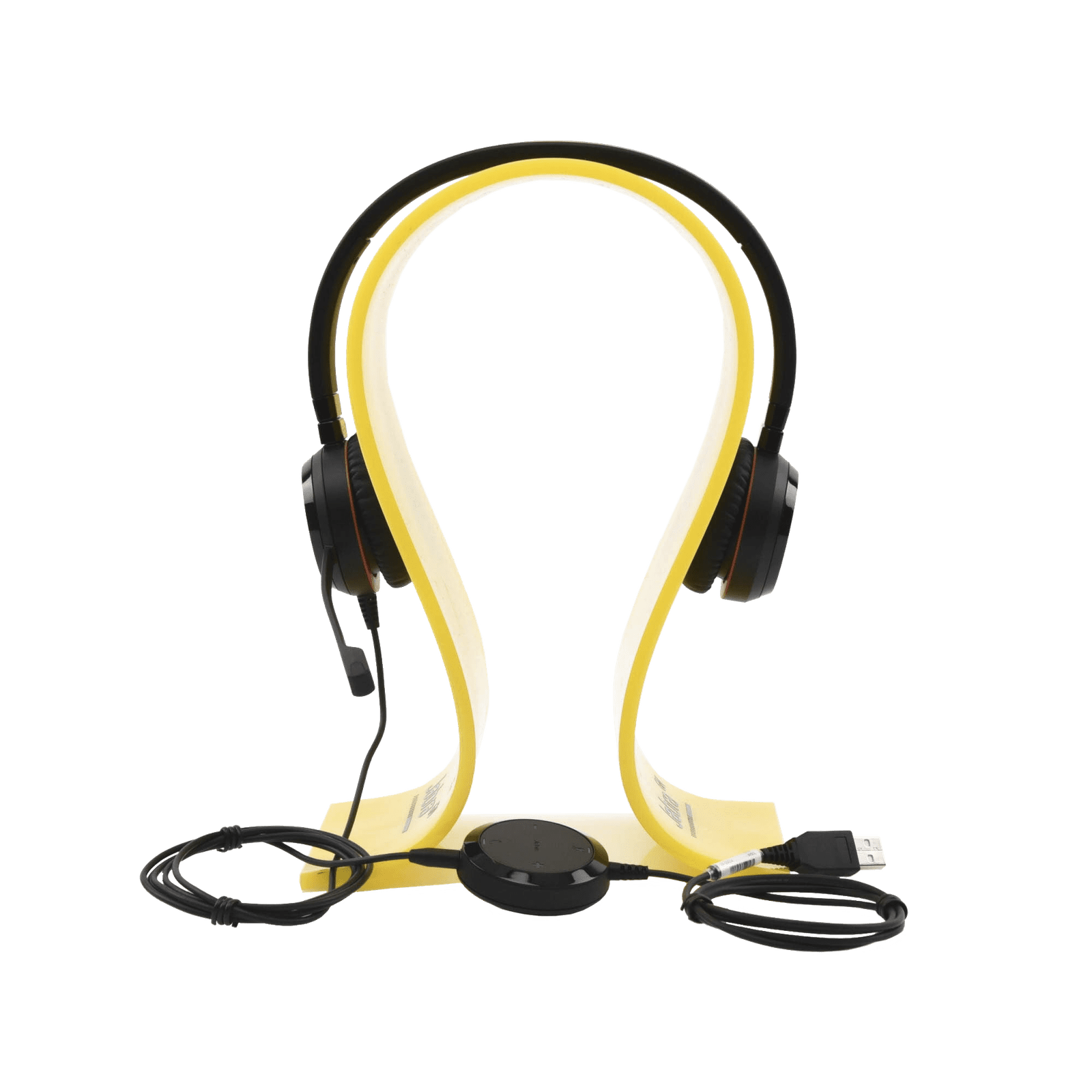 Jabra Evolve 30 Duo con conexión USB / 3.5mm, micrófono con cancelación de ruido y controlador en el cable con botones e indicadores LED (5399-823-309) EVOLVE-30-DUO-MS - JABRA