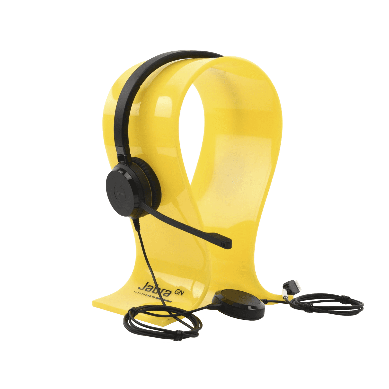 Jabra Evolve 30 Duo con conexión USB / 3.5mm, micrófono con cancelación de ruido y controlador en el cable con botones e indicadores LED (5399-823-309) EVOLVE-30-DUO-MS - JABRA