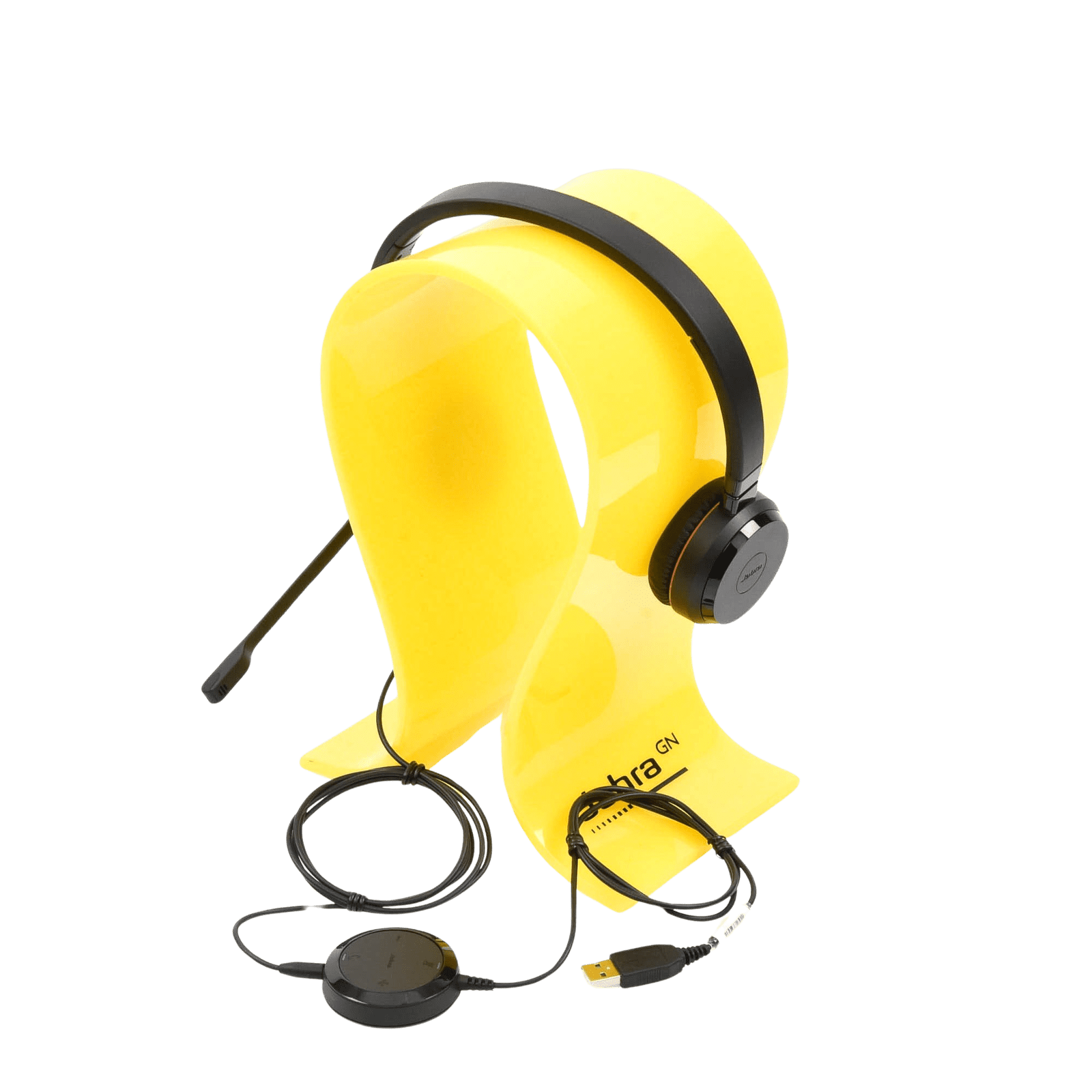 Jabra Evolve 30 Duo con conexión USB / 3.5mm, micrófono con cancelación de ruido y controlador en el cable con botones e indicadores LED (5399-829-309) EVOLVE-30-DUO-UC - JABRA