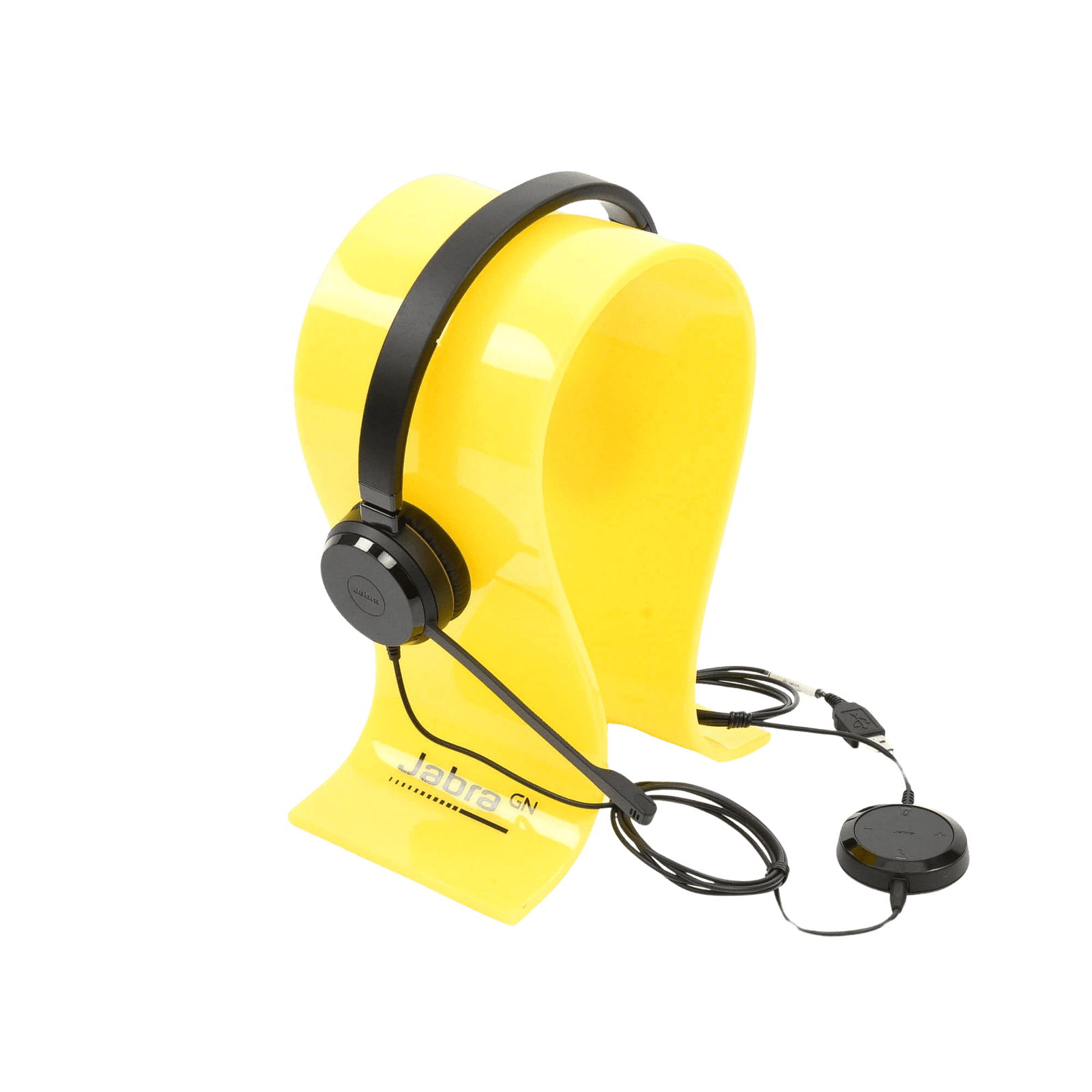 Jabra Evolve 30 Duo con conexión USB / 3.5mm, micrófono con cancelación de ruido y controlador en el cable con botones e indicadores LED (5399-829-309) EVOLVE-30-DUO-UC - JABRA