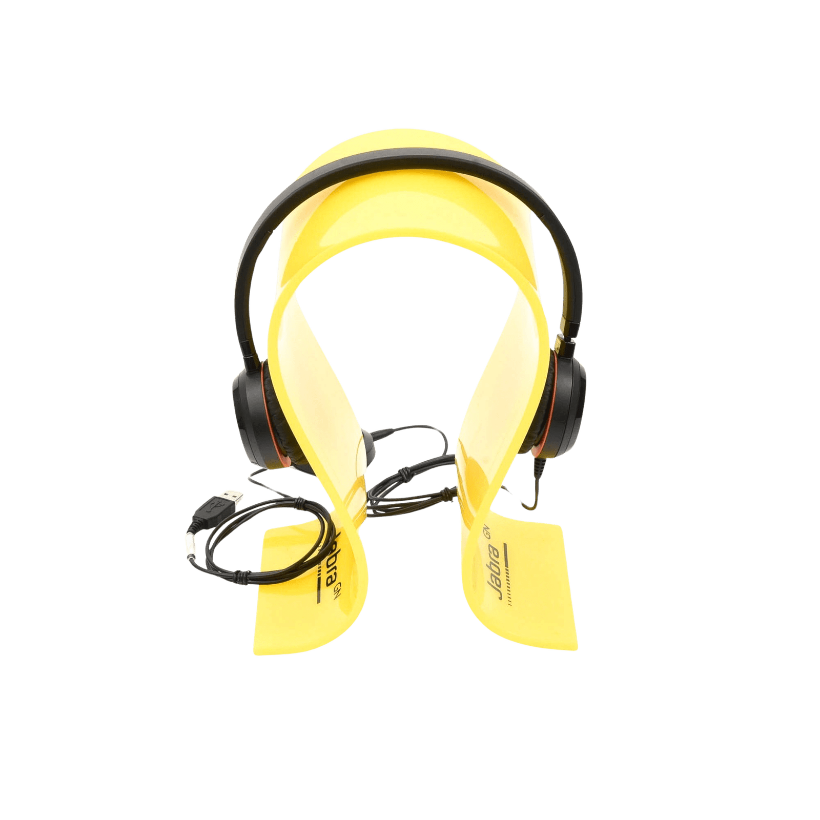 Jabra Evolve 30 Duo con conexión USB / 3.5mm, micrófono con cancelación de ruido y controlador en el cable con botones e indicadores LED (5399-829-309) EVOLVE-30-DUO-UC - JABRA