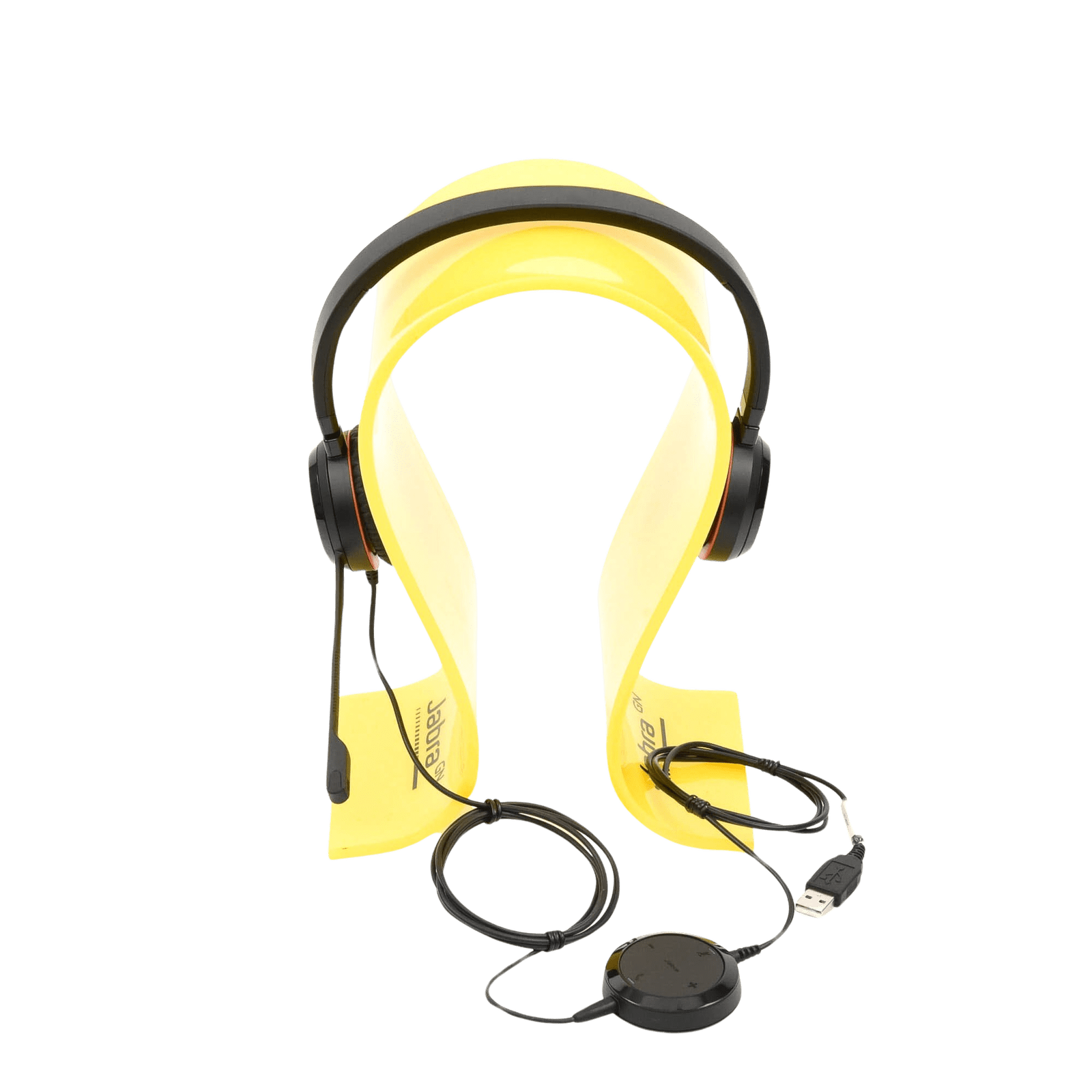 Jabra Evolve 30 Duo con conexión USB / 3.5mm, micrófono con cancelación de ruido y controlador en el cable con botones e indicadores LED (5399-829-309) EVOLVE-30-DUO-UC - JABRA
