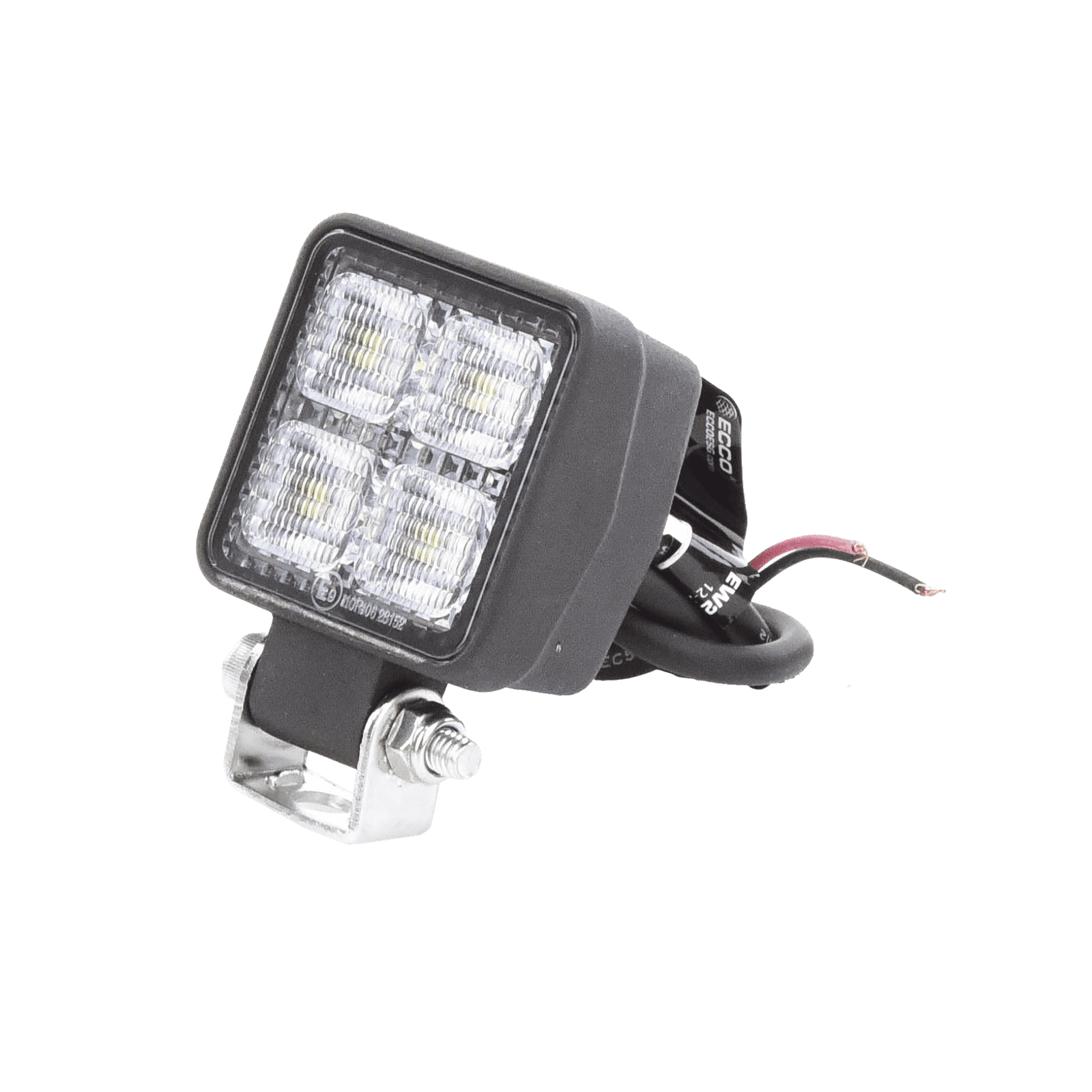 Luz de trabajo de 4 LED de 10 Watt, 12-24 Vcd, 800 lúmenes EW2B2PCP - ECCO