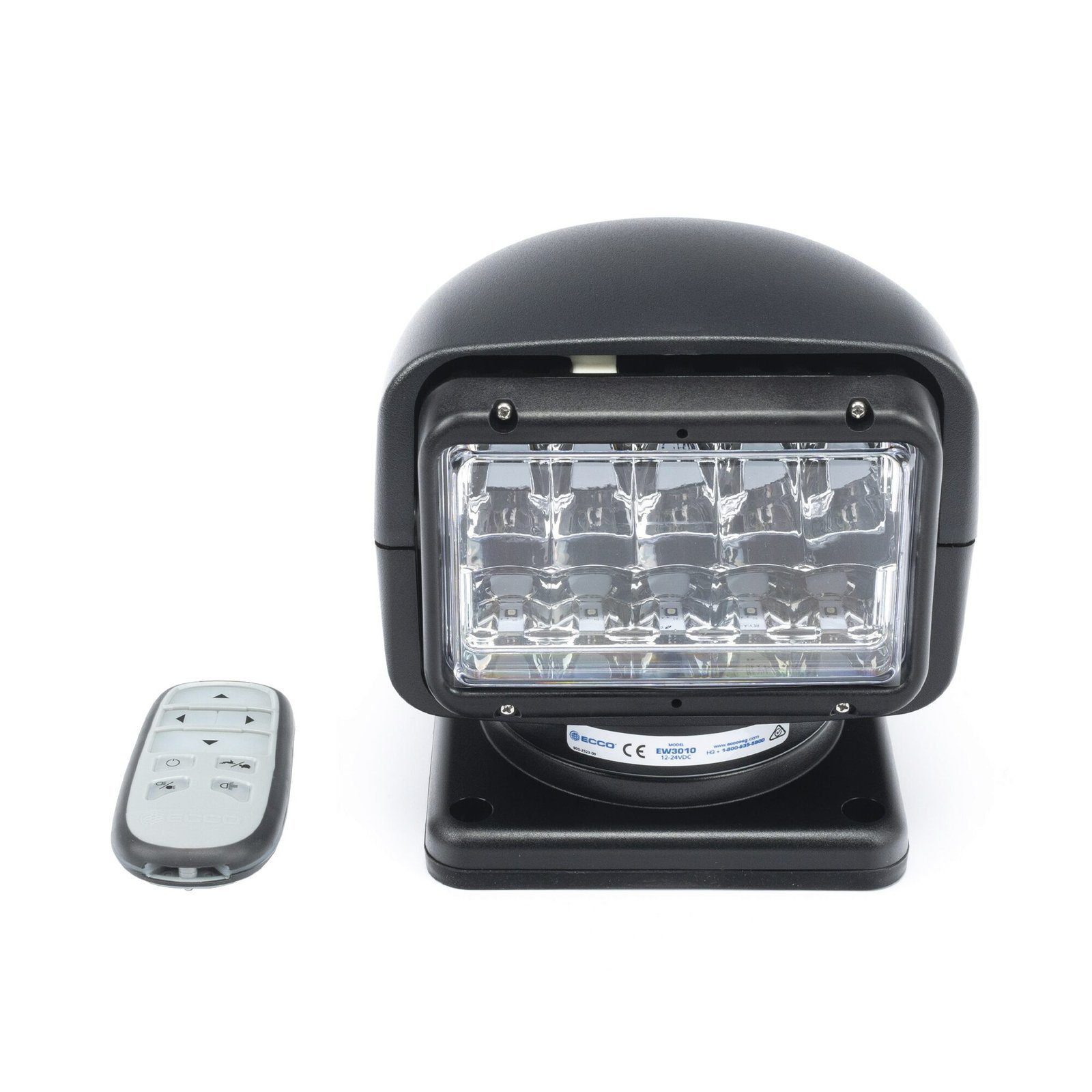 Faro Buscador, 7040 lúmenes, Color Negro, Uso Rudo, Multifuncional, Luz Clara EW-3010 - ECCO