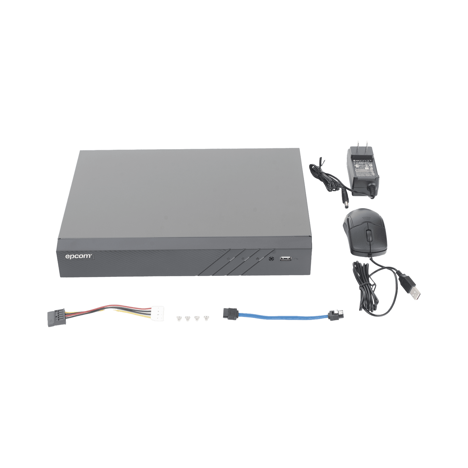 DVR 4 Canales TURBOHD + 4 Canales IP / 8 Megapixel (4K) / Audio Bidireccional por Coaxitron / ACUSENSE / Reconocimiento Facial / 1 Bahía de Disco Duro / Salida de Video en Full HD / H.265+ EX-8004TURBO - EPCOM PROFESSIONAL
