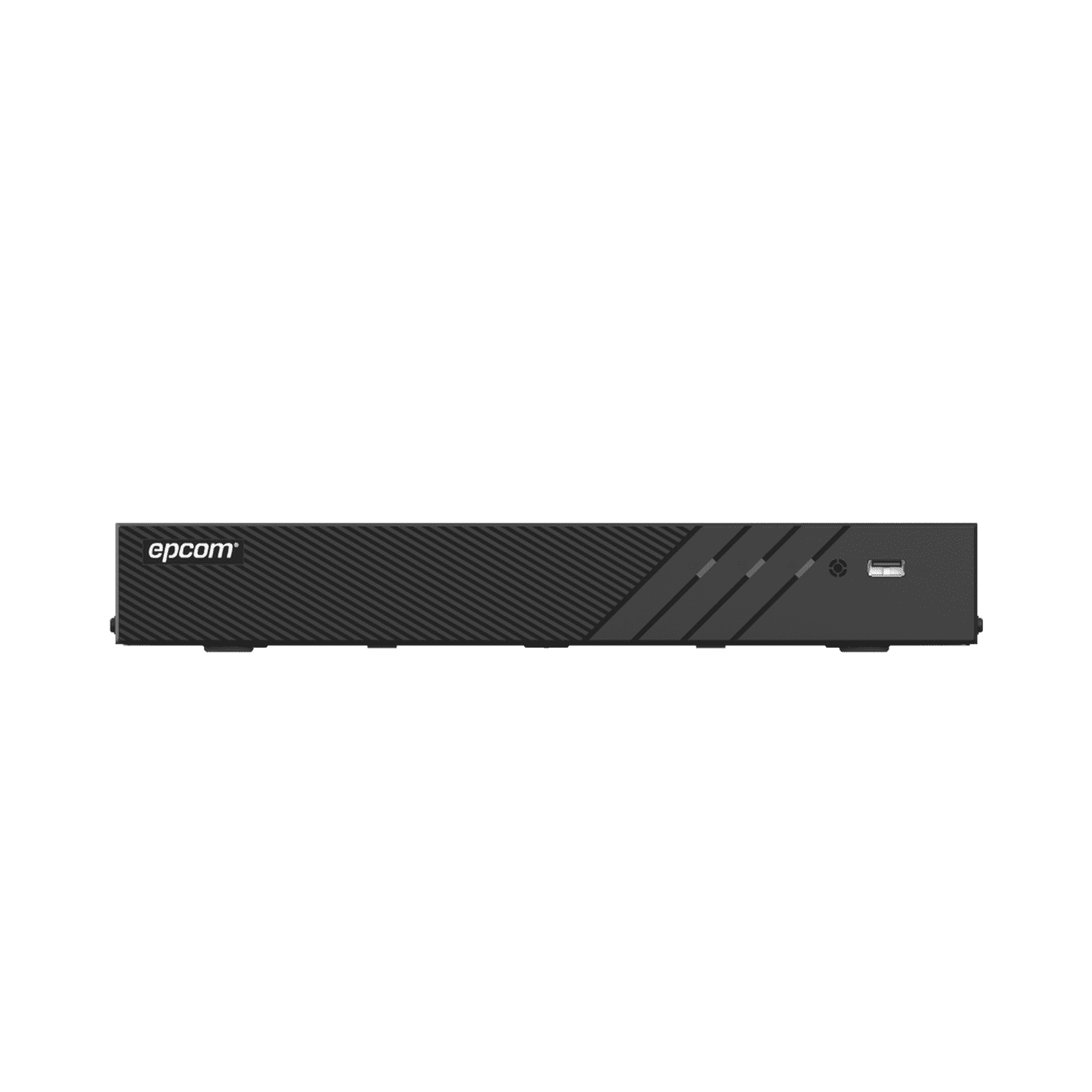 DVR 4 Canales TURBOHD + 4 Canales IP / 8 Megapixel (4K) / Audio Bidireccional por Coaxitron / ACUSENSE / Reconocimiento Facial / 1 Bahía de Disco Duro / Salida de Video en Full HD / H.265+ EX-8004TURBO - EPCOM PROFESSIONAL