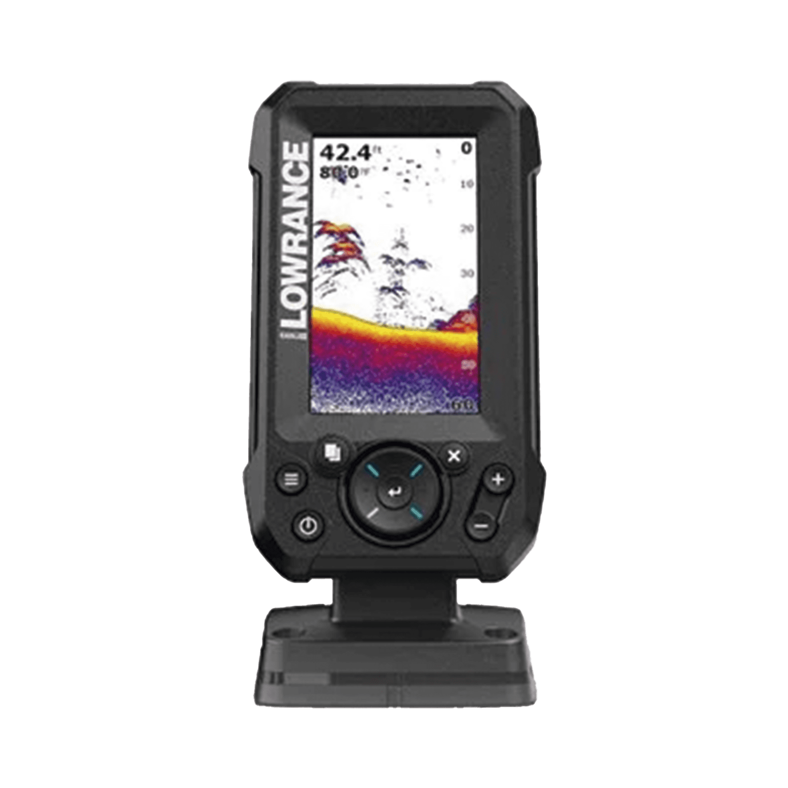 Eagle-4x Ecosonda en pantalla horizontal IPS de 4 pulgadas, incluye transductor tipo bala 000-16110-001 - LOWRANCE